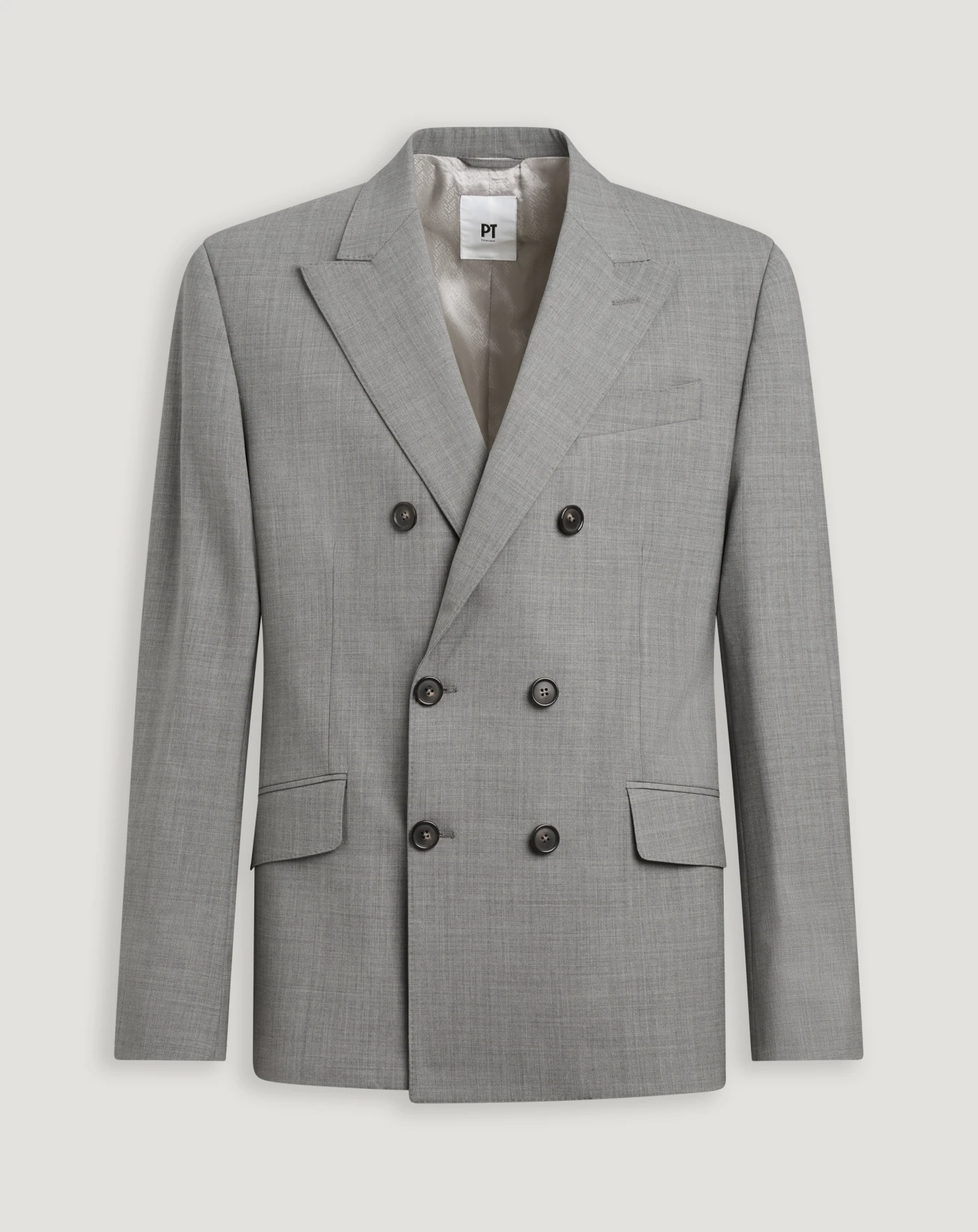 Giacca doppiopetto in lana tropical