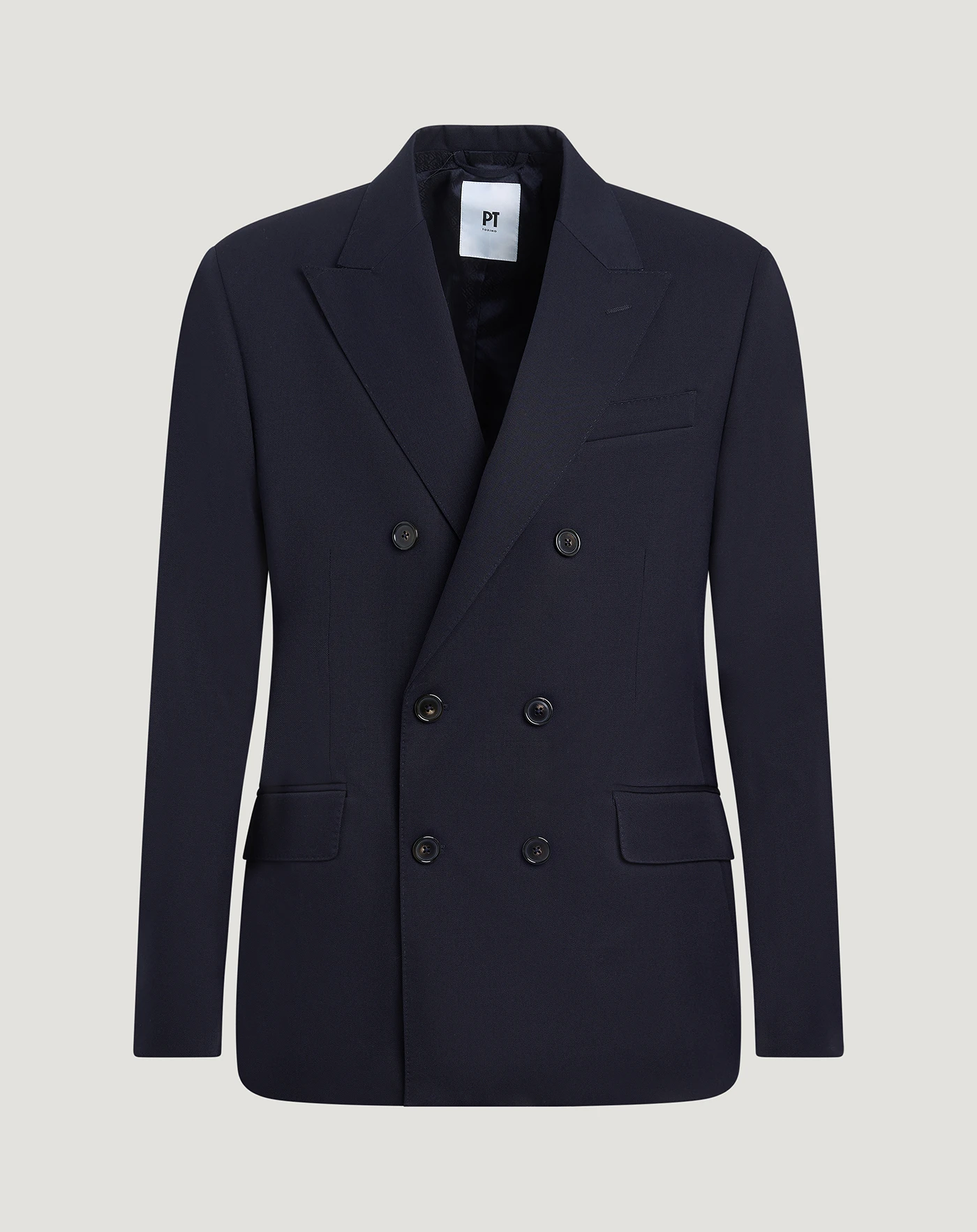 Jacket in wool drill