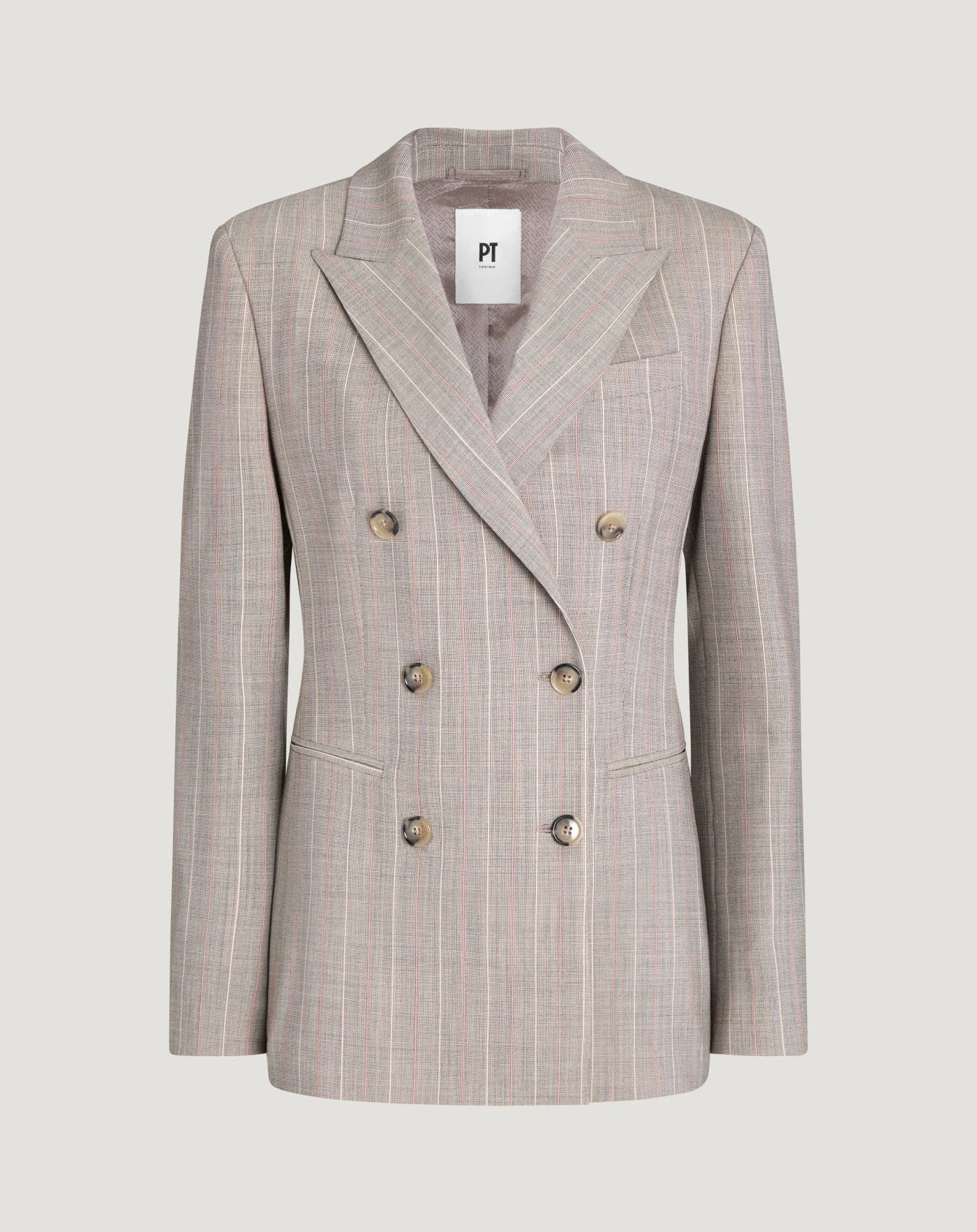 Zweireihige Jacke aus Wolle