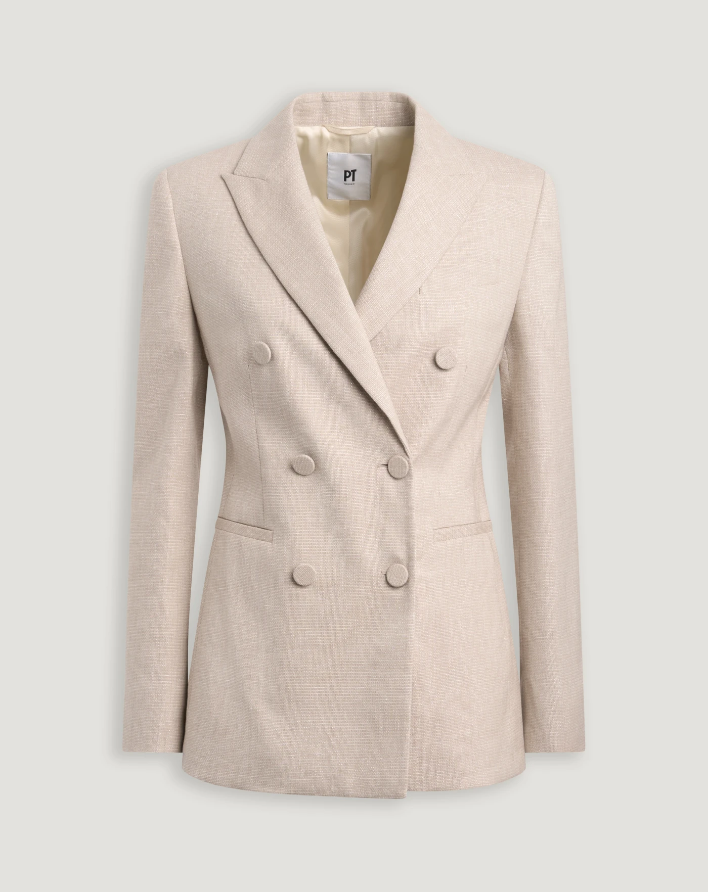 Giacca Romy in lino e cotone stretch