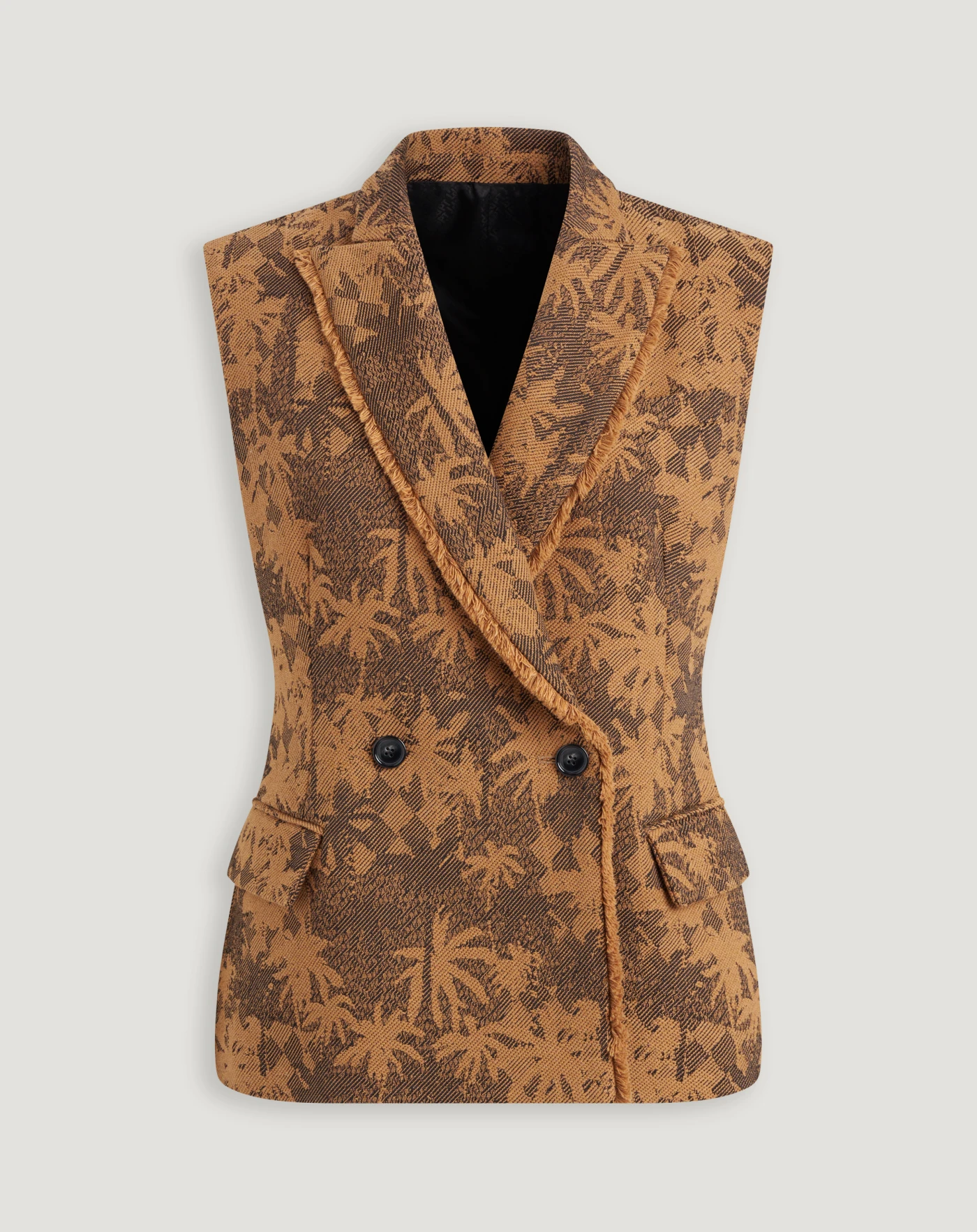 Gilet Monica in cotone jacquard