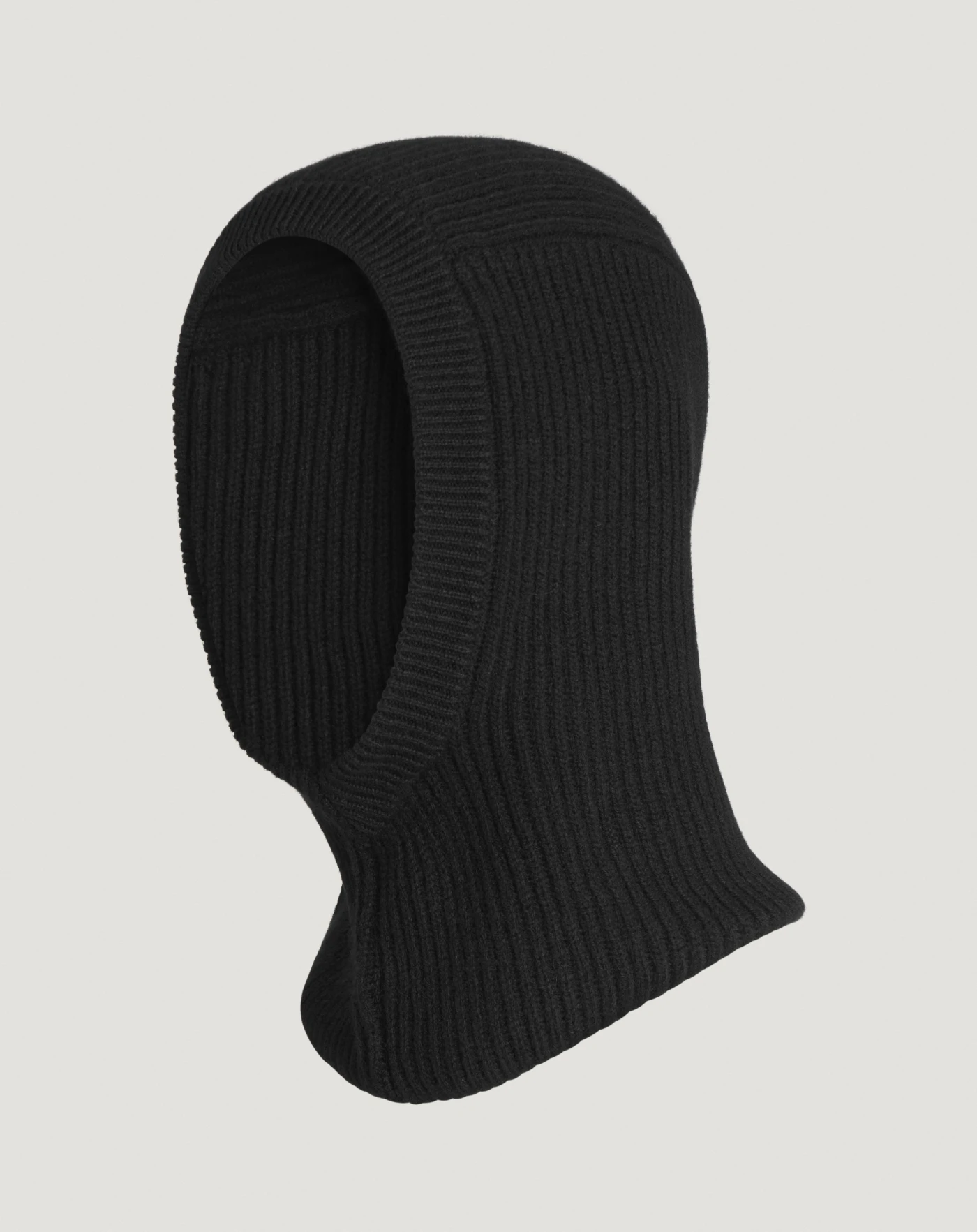 Balaclava in lana e cachemire tricot