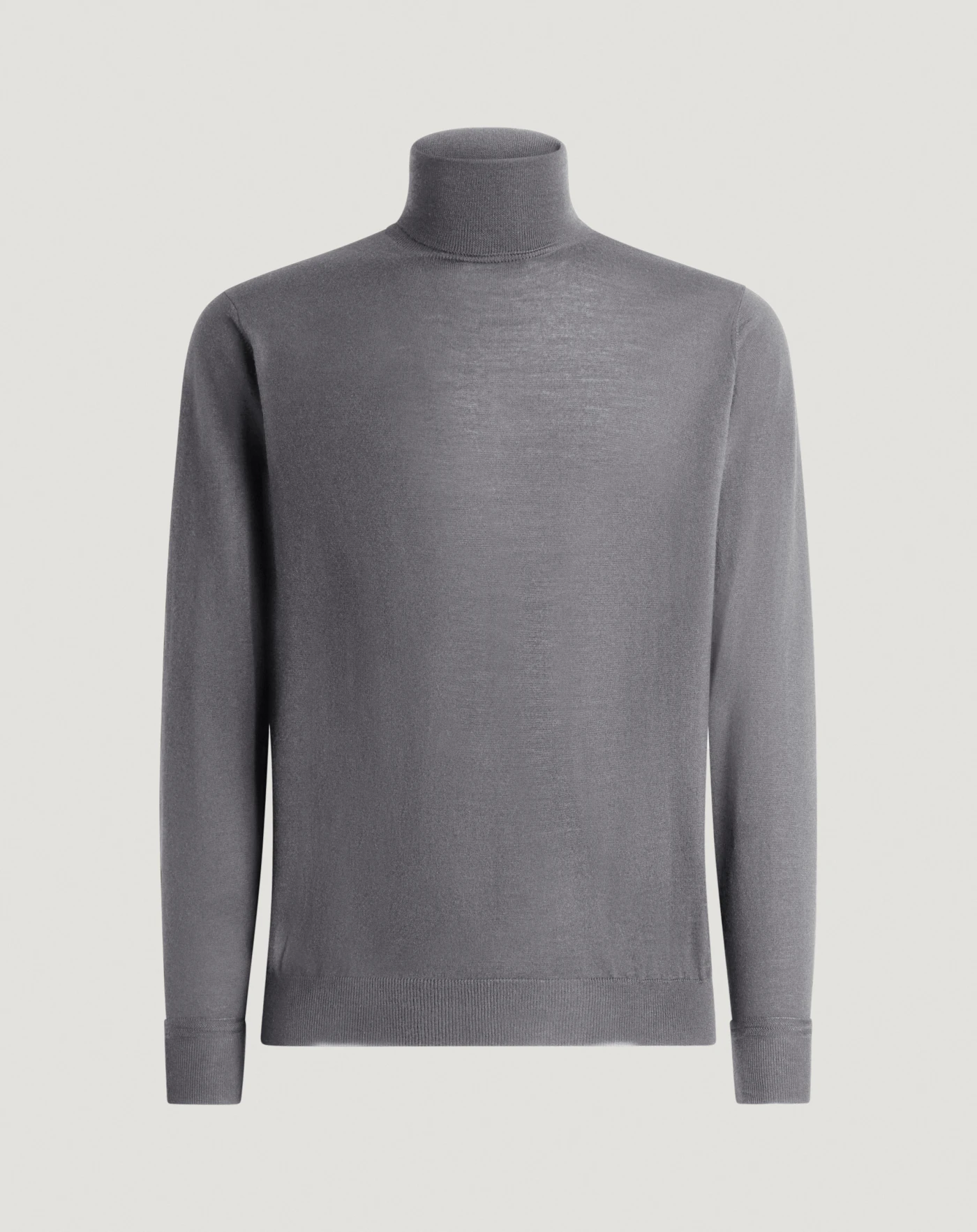 Wool polo neck jumper