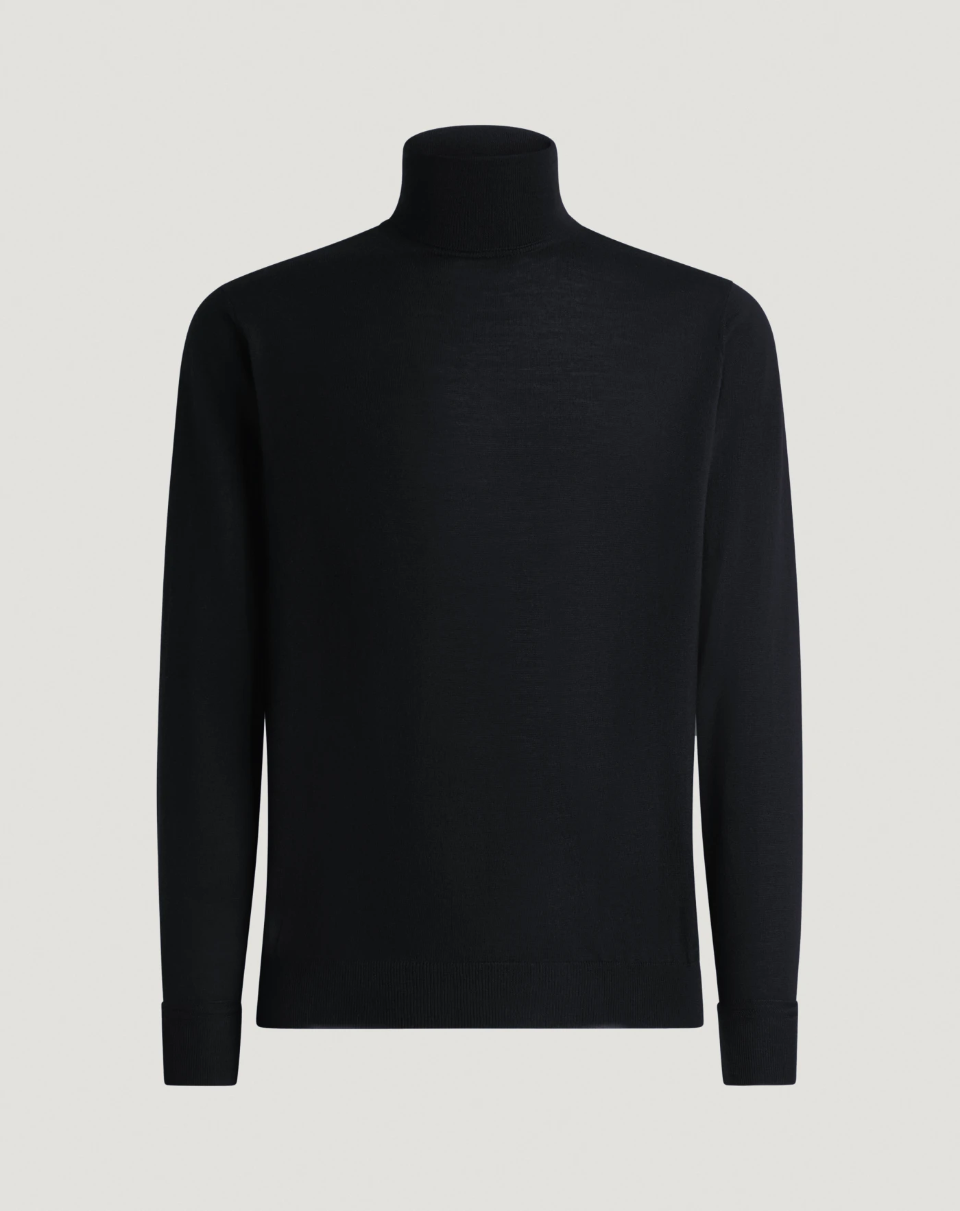 Wool polo neck jumper