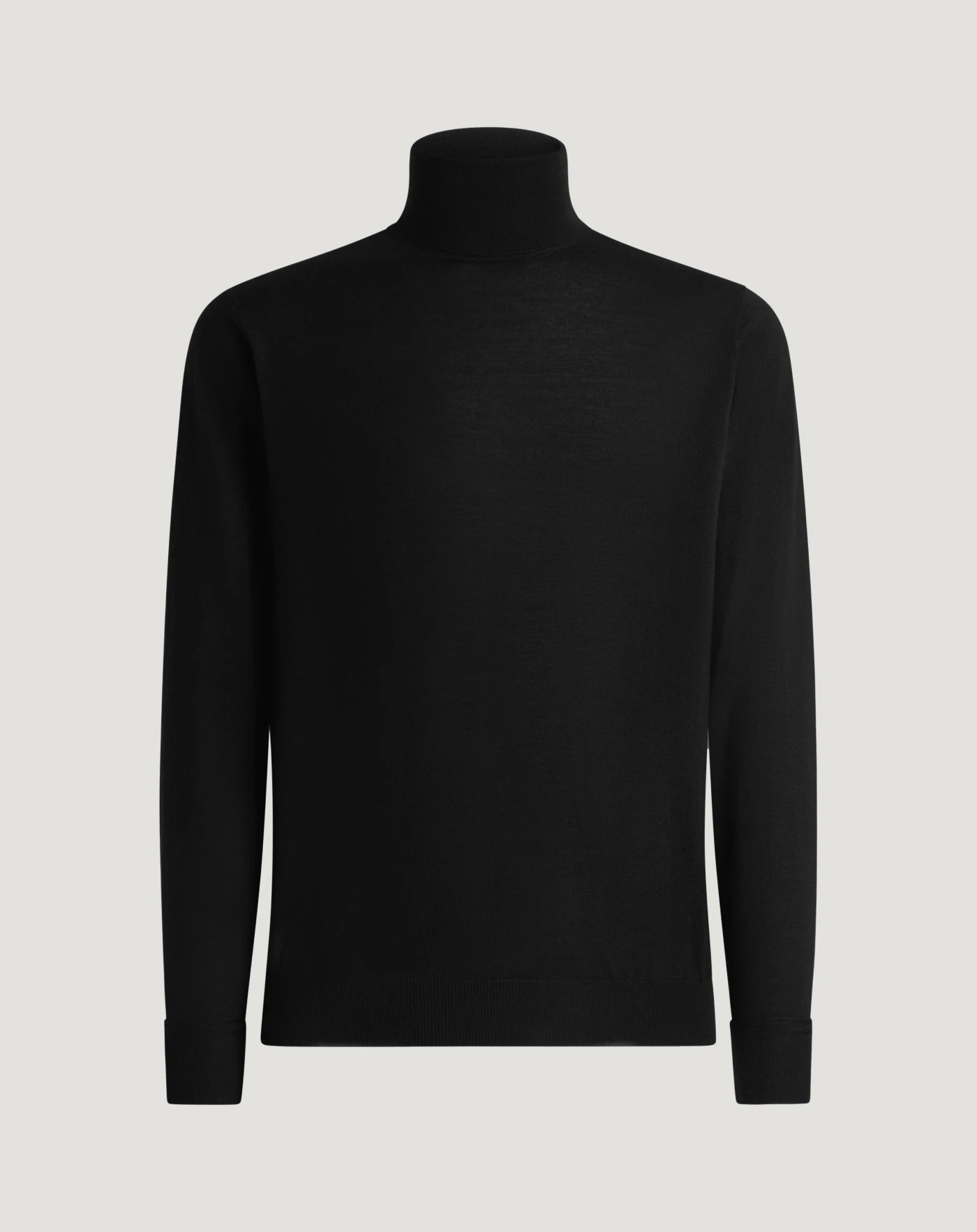 Wool polo neck jumper