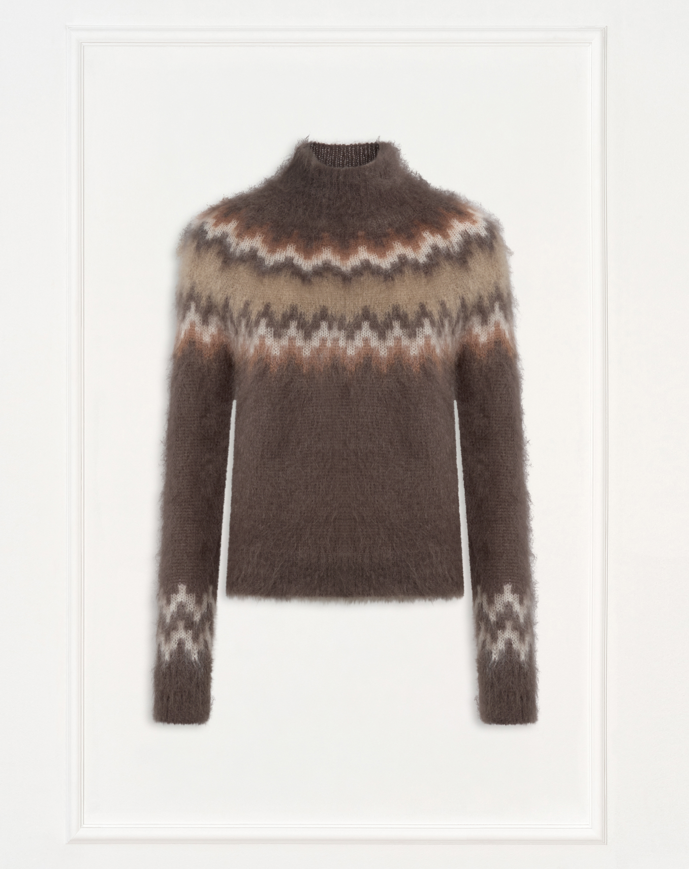 Bianca jumper in jacquard mohair