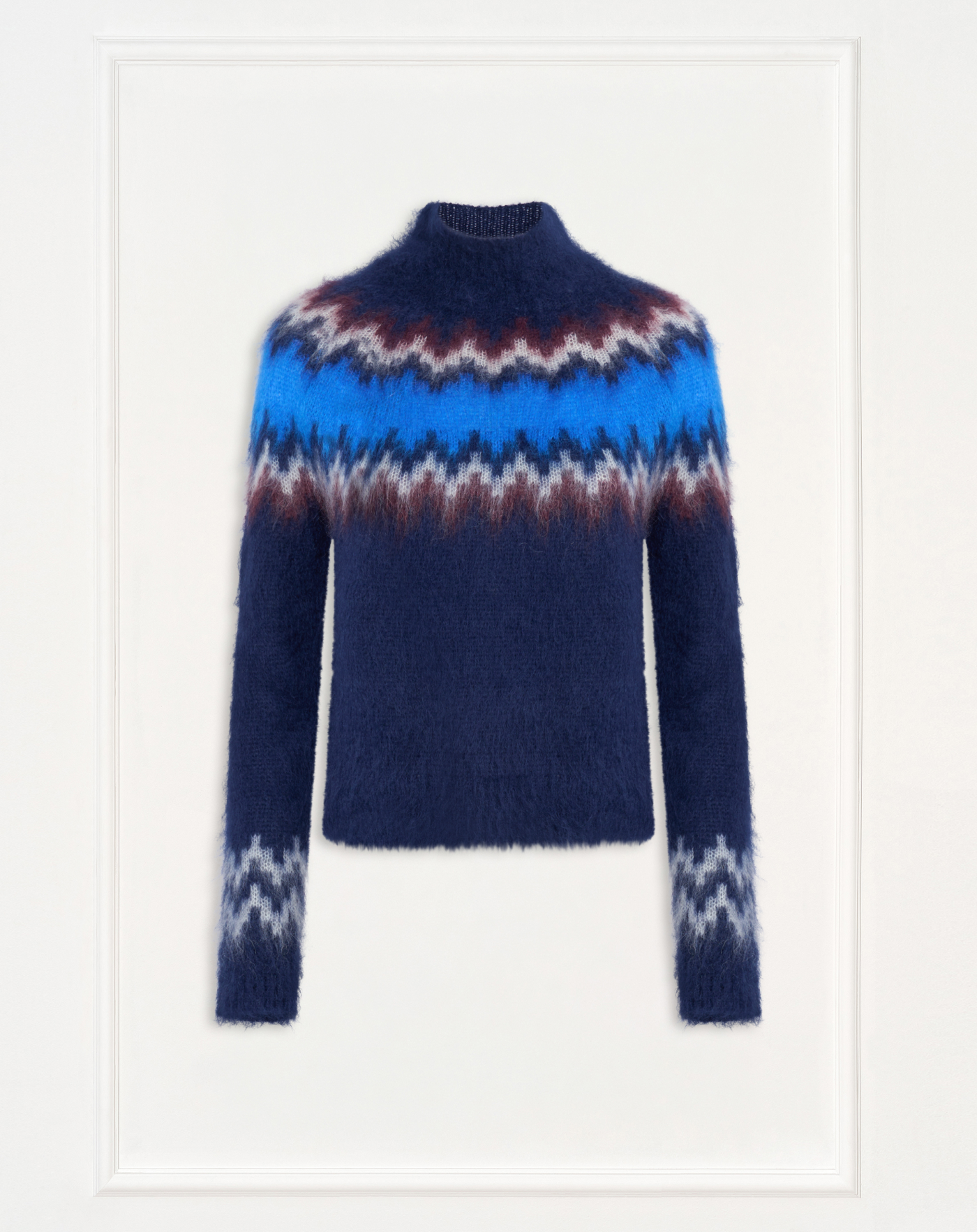 Bianca jumper in jacquard mohair