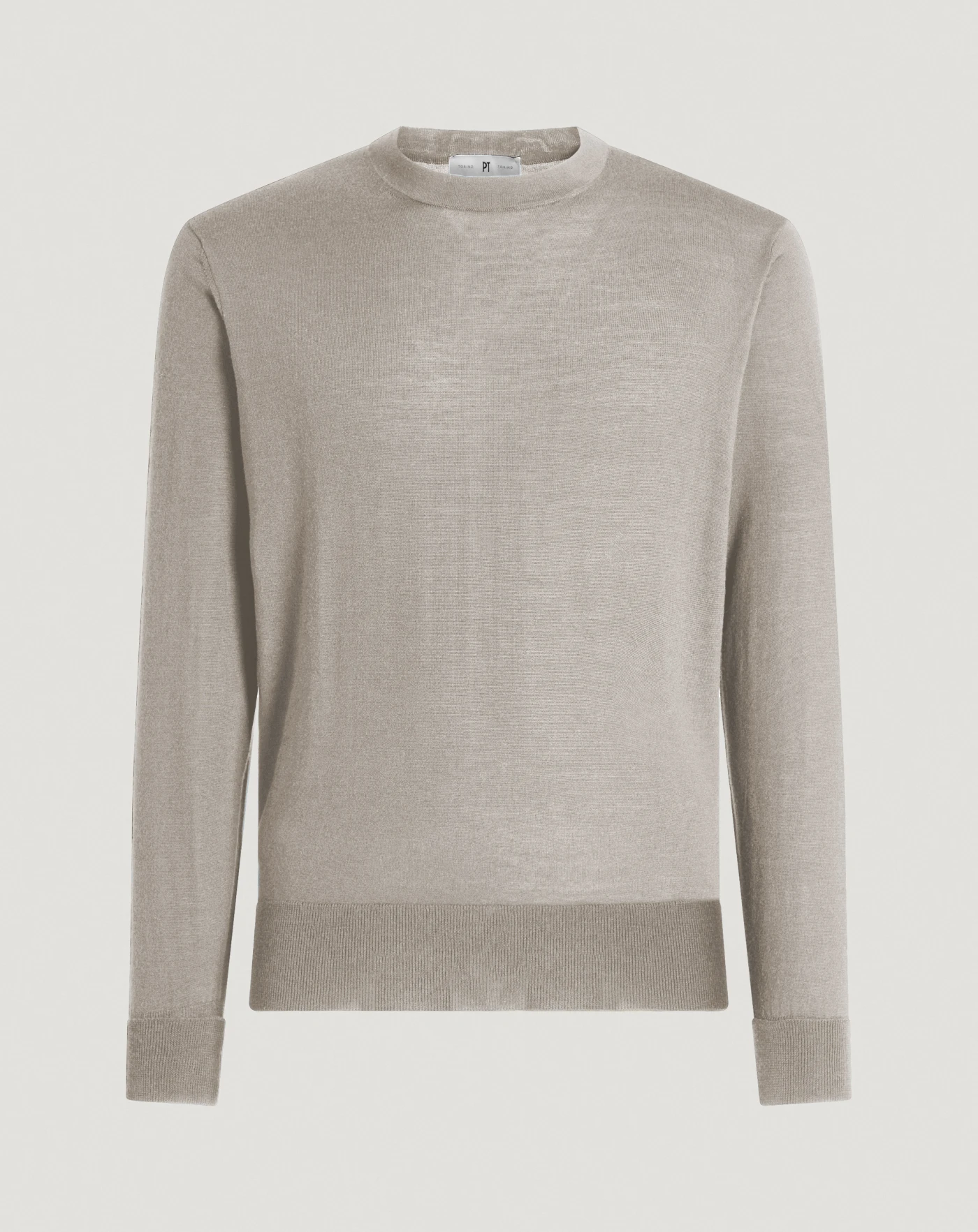 Crew-neck wool jumper