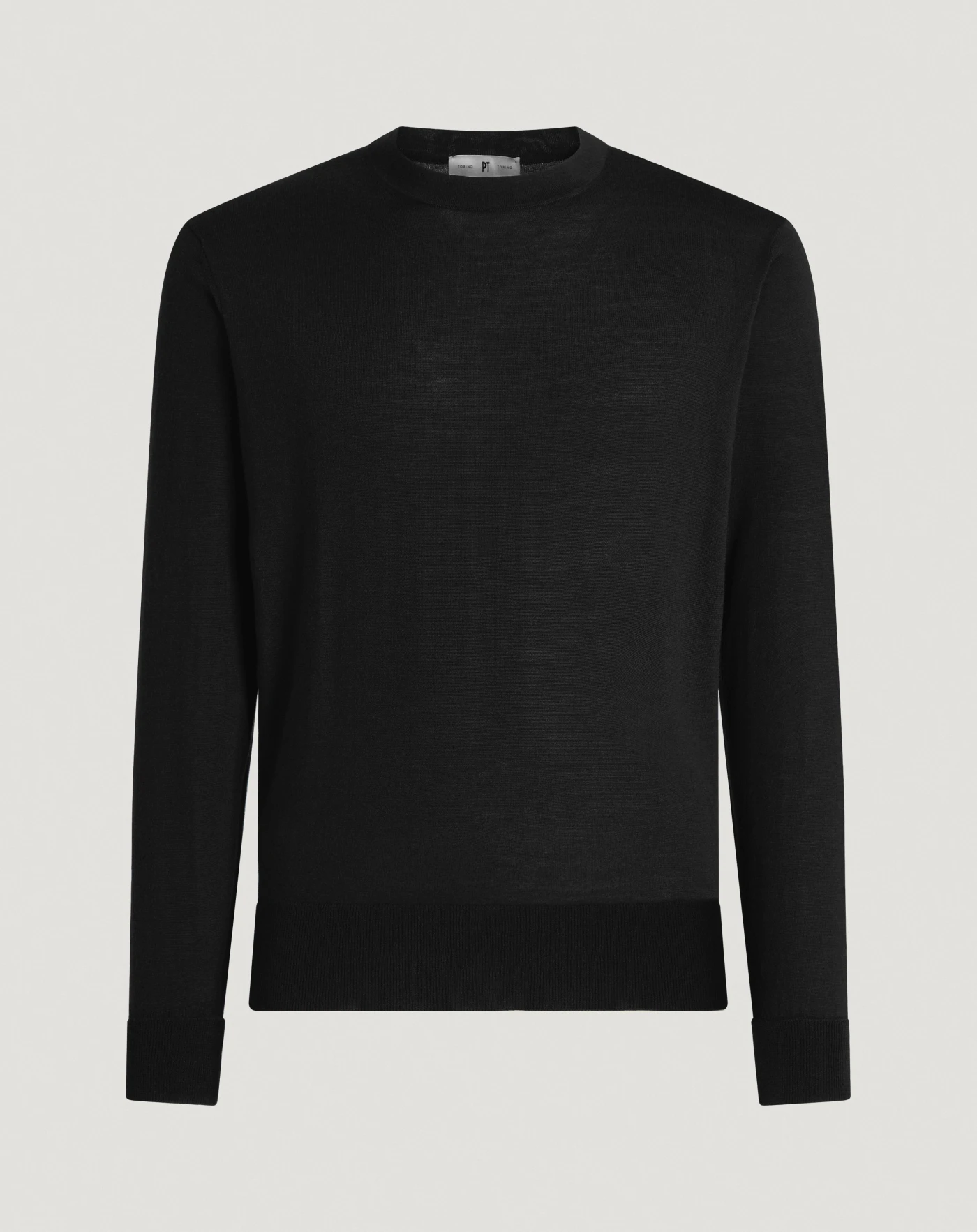 Crew-neck wool jumper