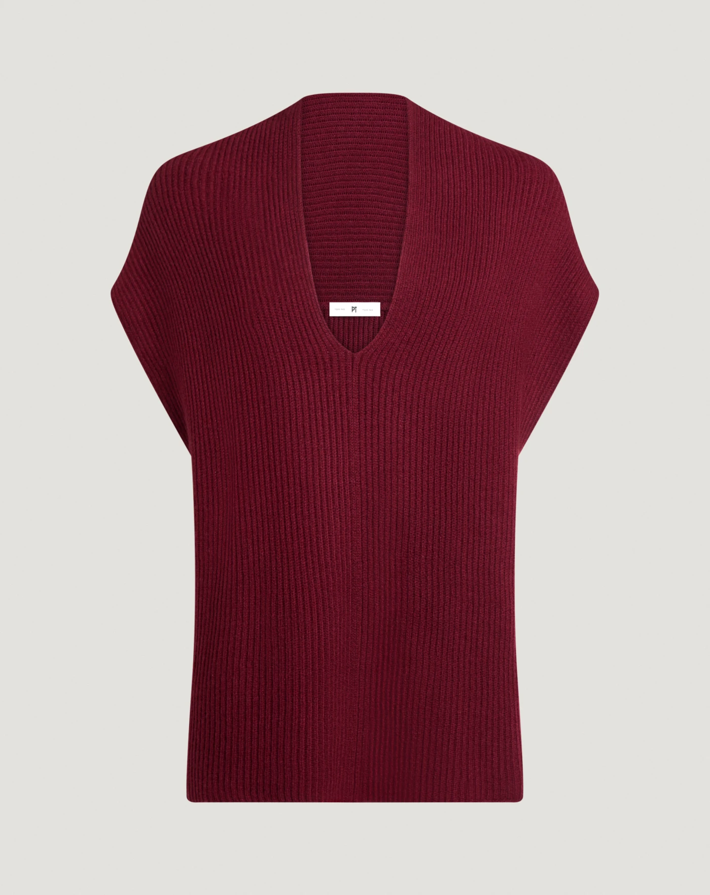 Jumper in wool and cashmere tricot