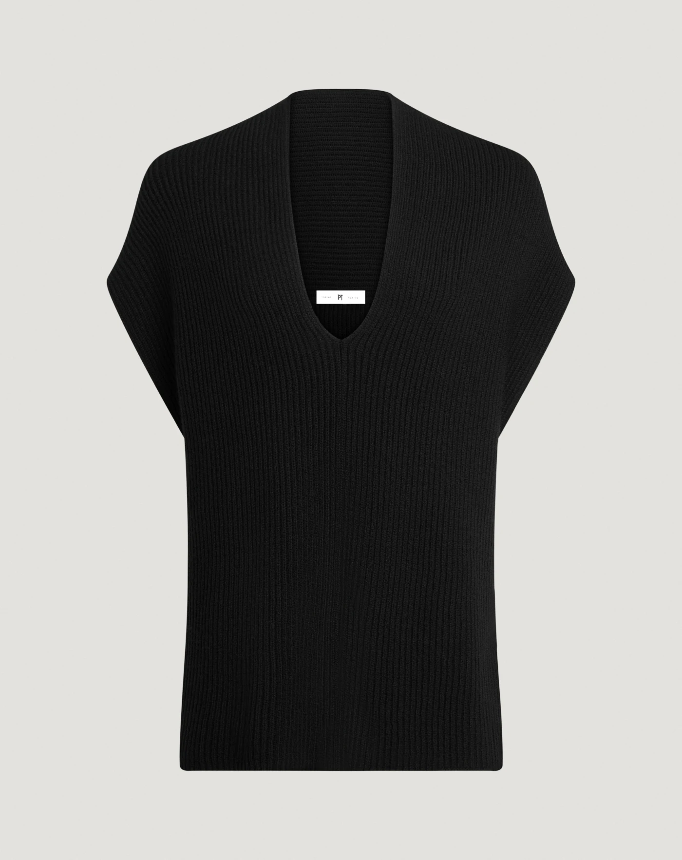 Jumper in wool and cashmere tricot