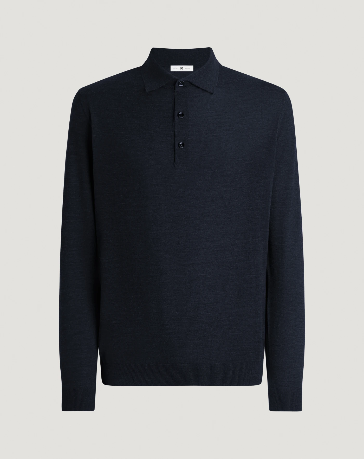 Polo neck jumper in wool