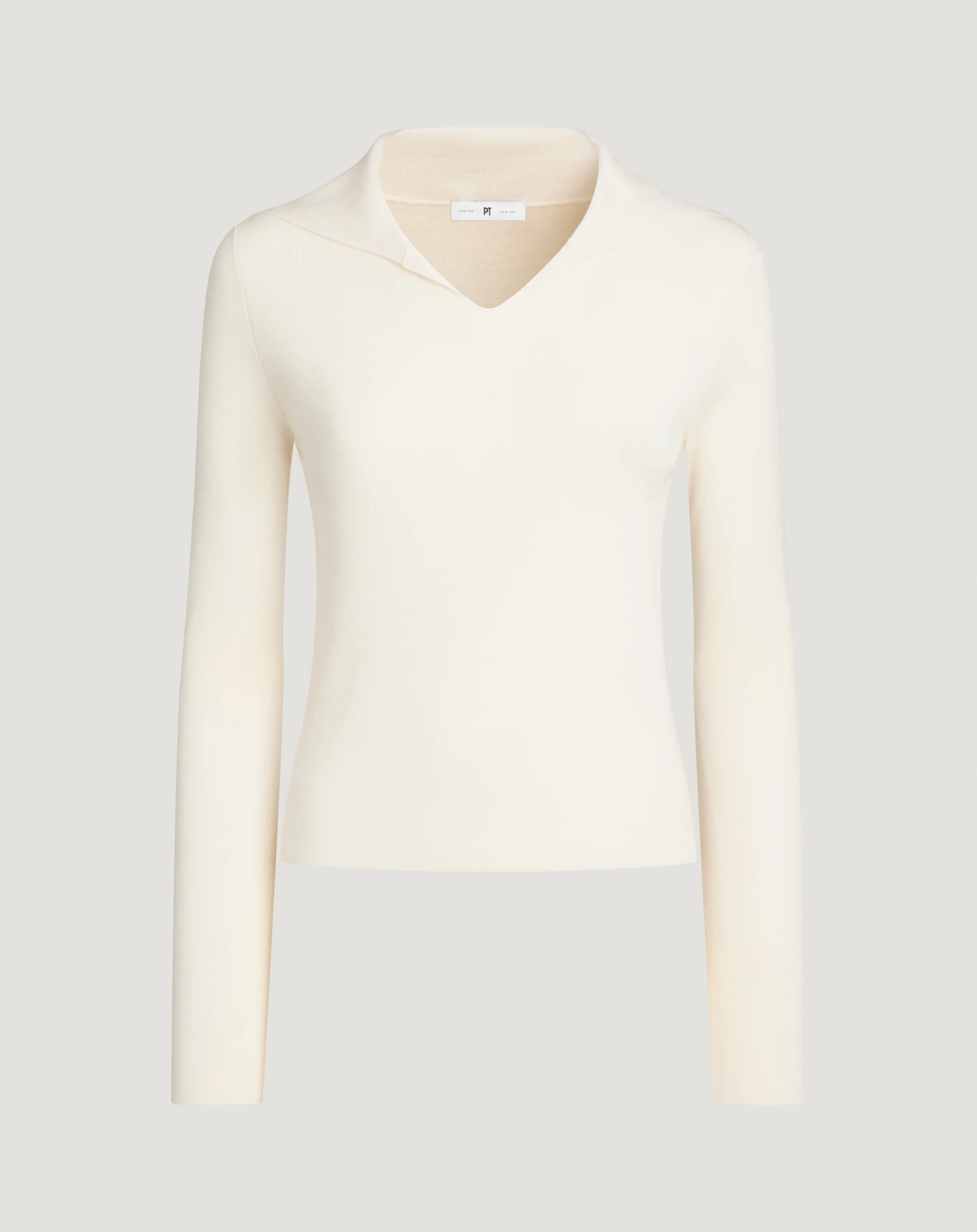 Polo neck jumper in wool