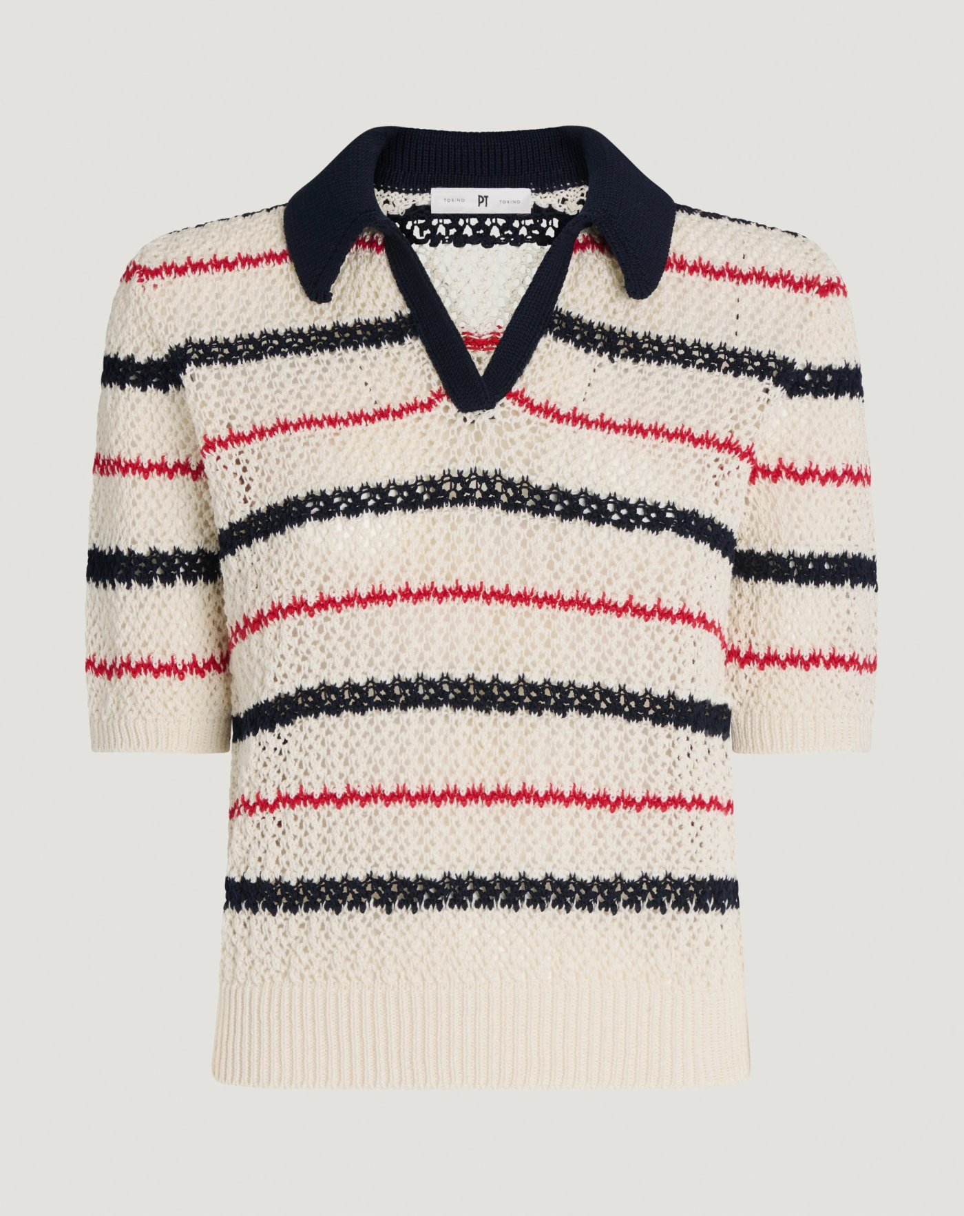 Maglia in cotone a righe