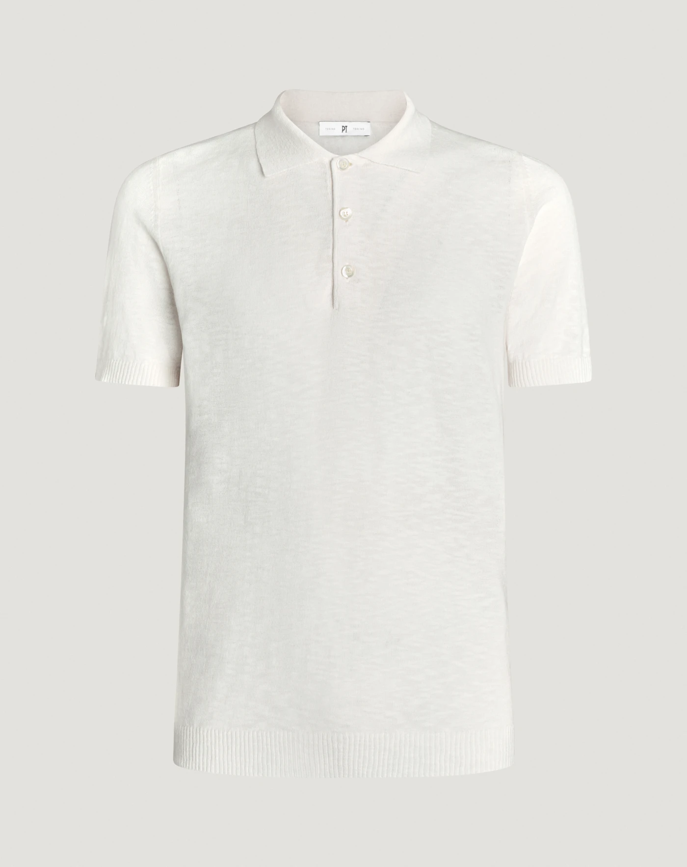 Maglia con bottoni in cotone fiammato