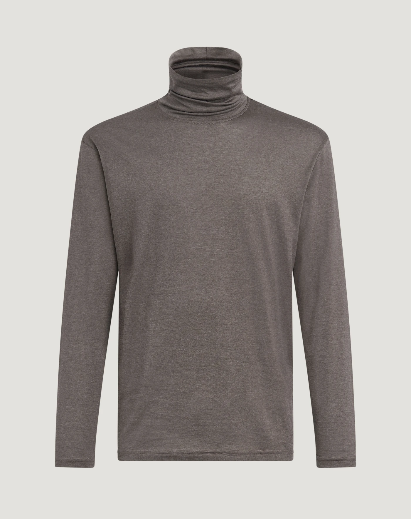 Jumper in cotton jersey and silk