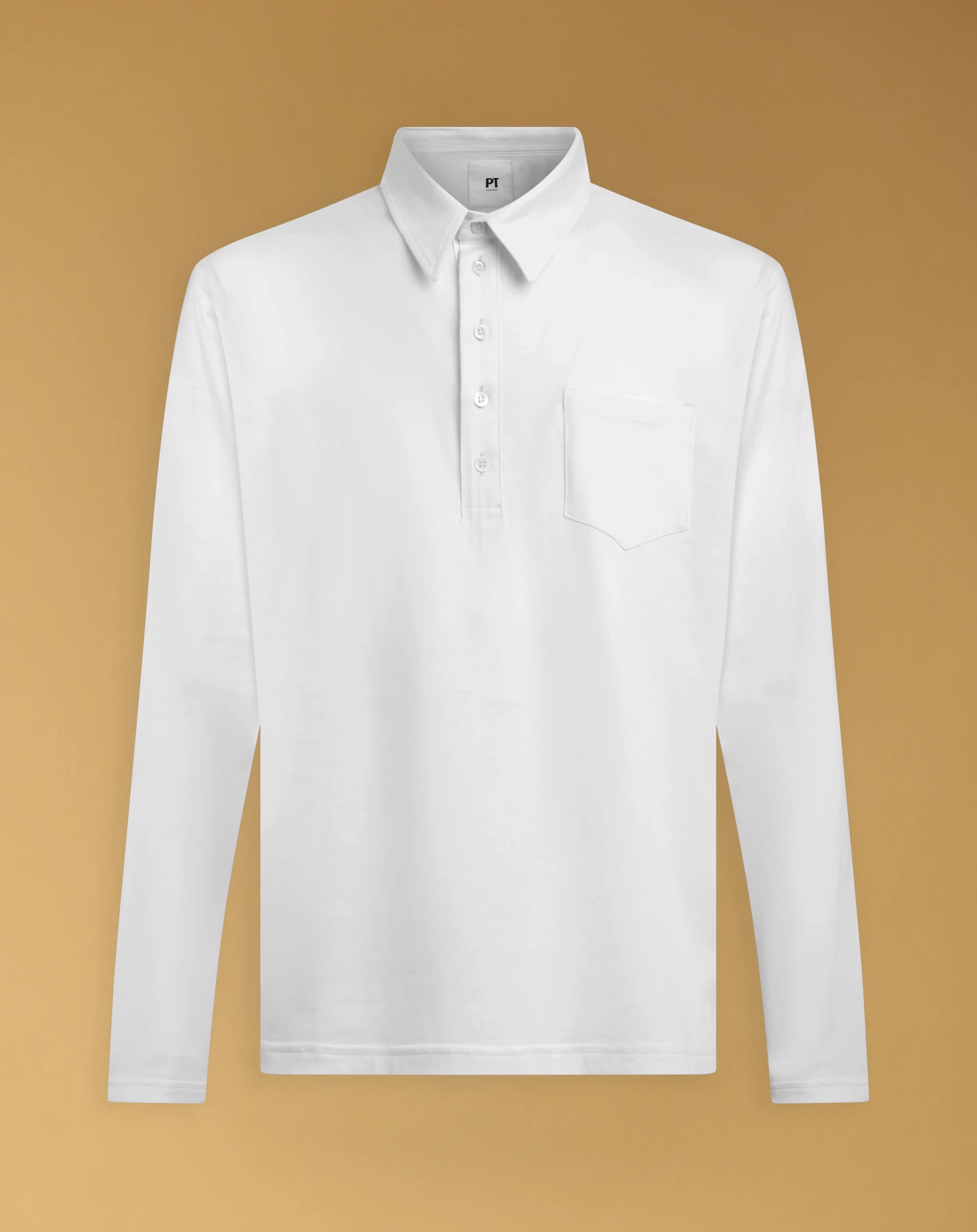 Cotton jersey and silk T-shirt