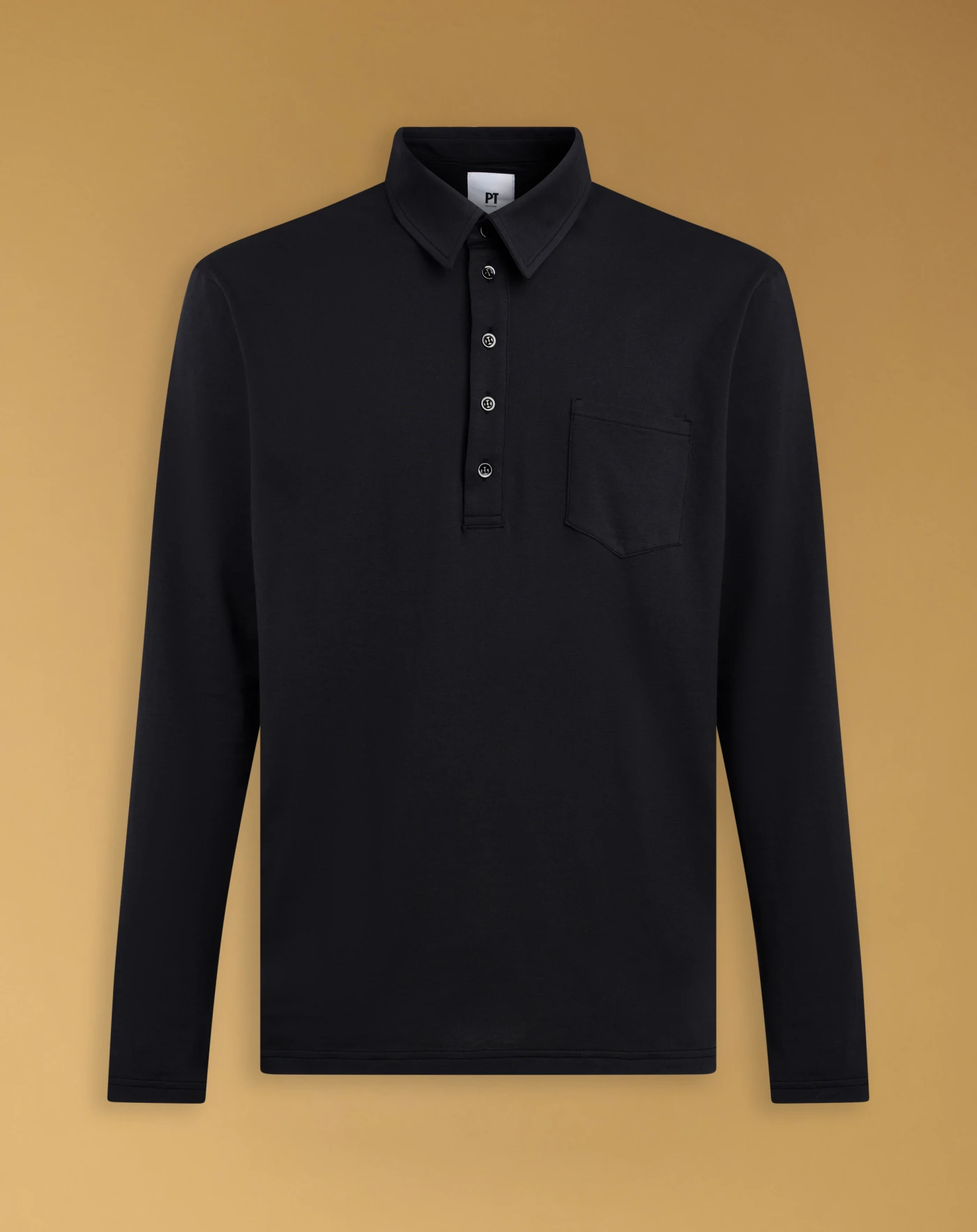 Cotton jersey and silk T-shirt