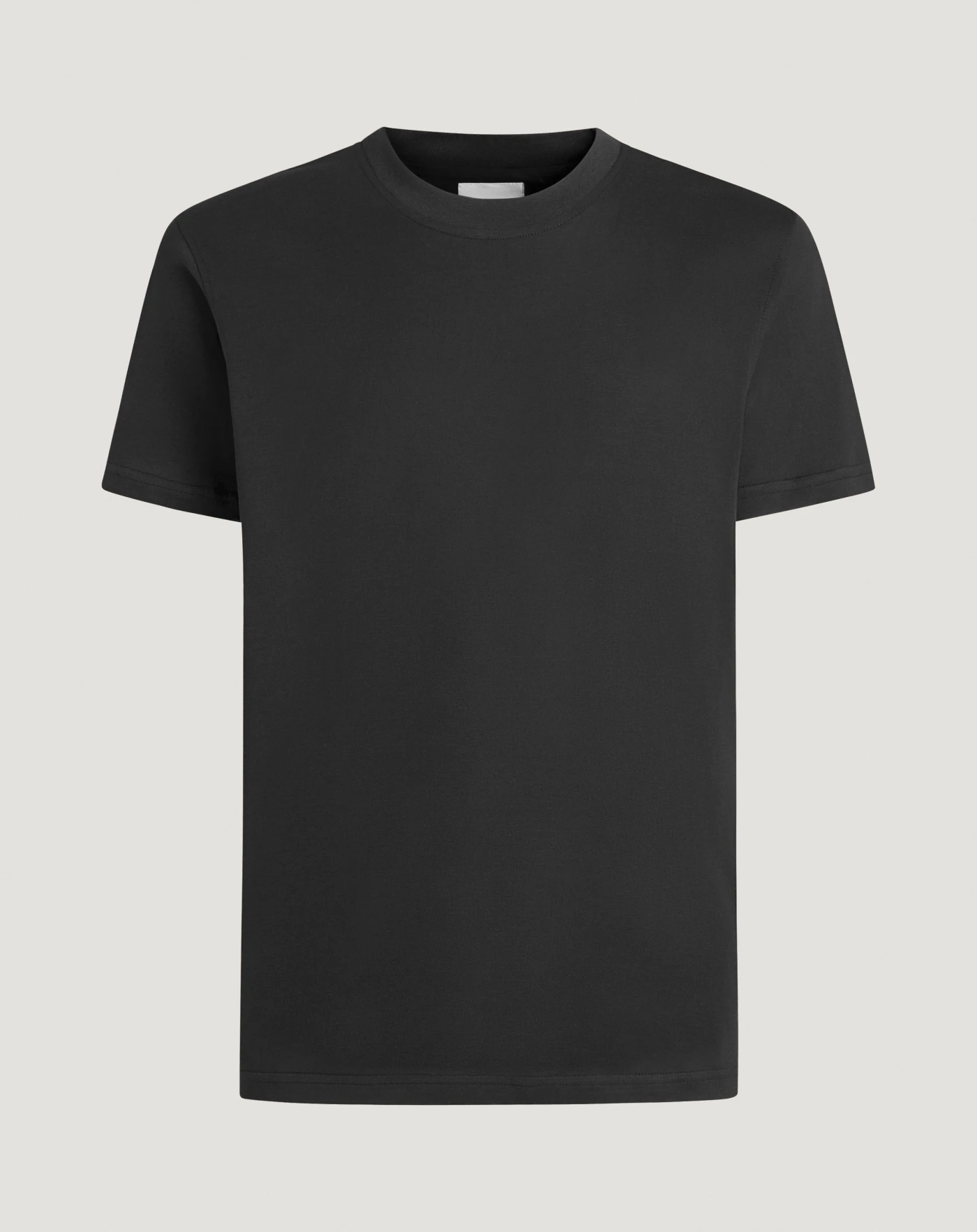 Cotton jersey and silk T-shirt