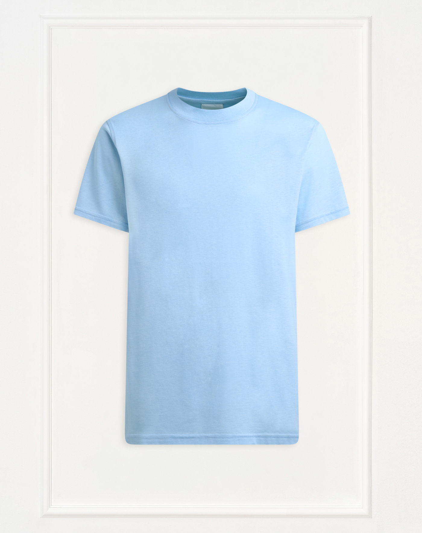 Cotton jersey and silk T-shirt