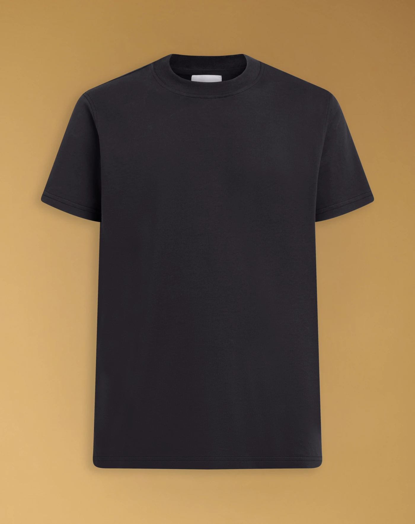 T-shirt in jersey di cotone e seta