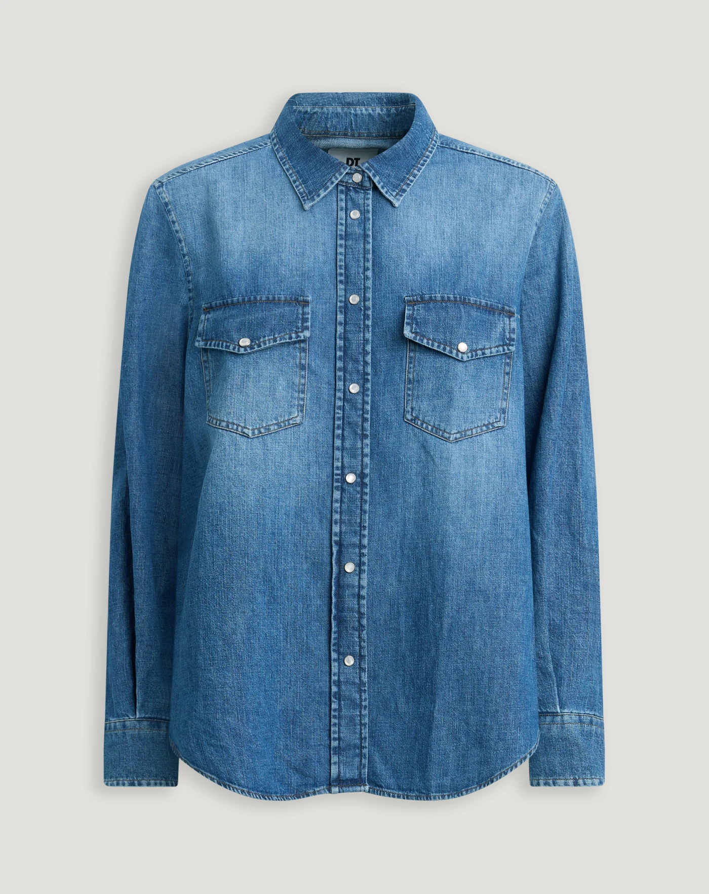 Camicia wester in denim
