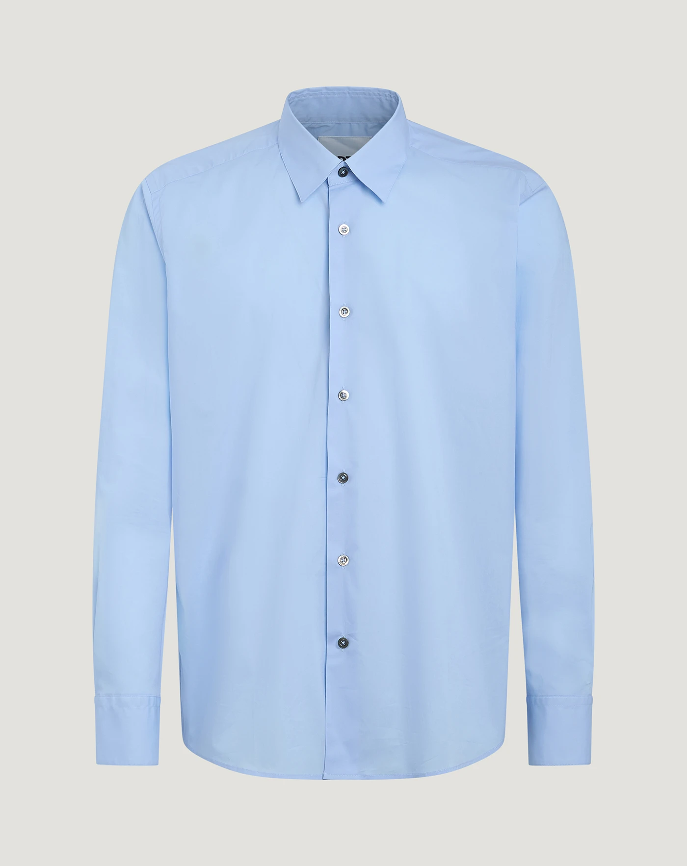 Shirt in stretch poplin