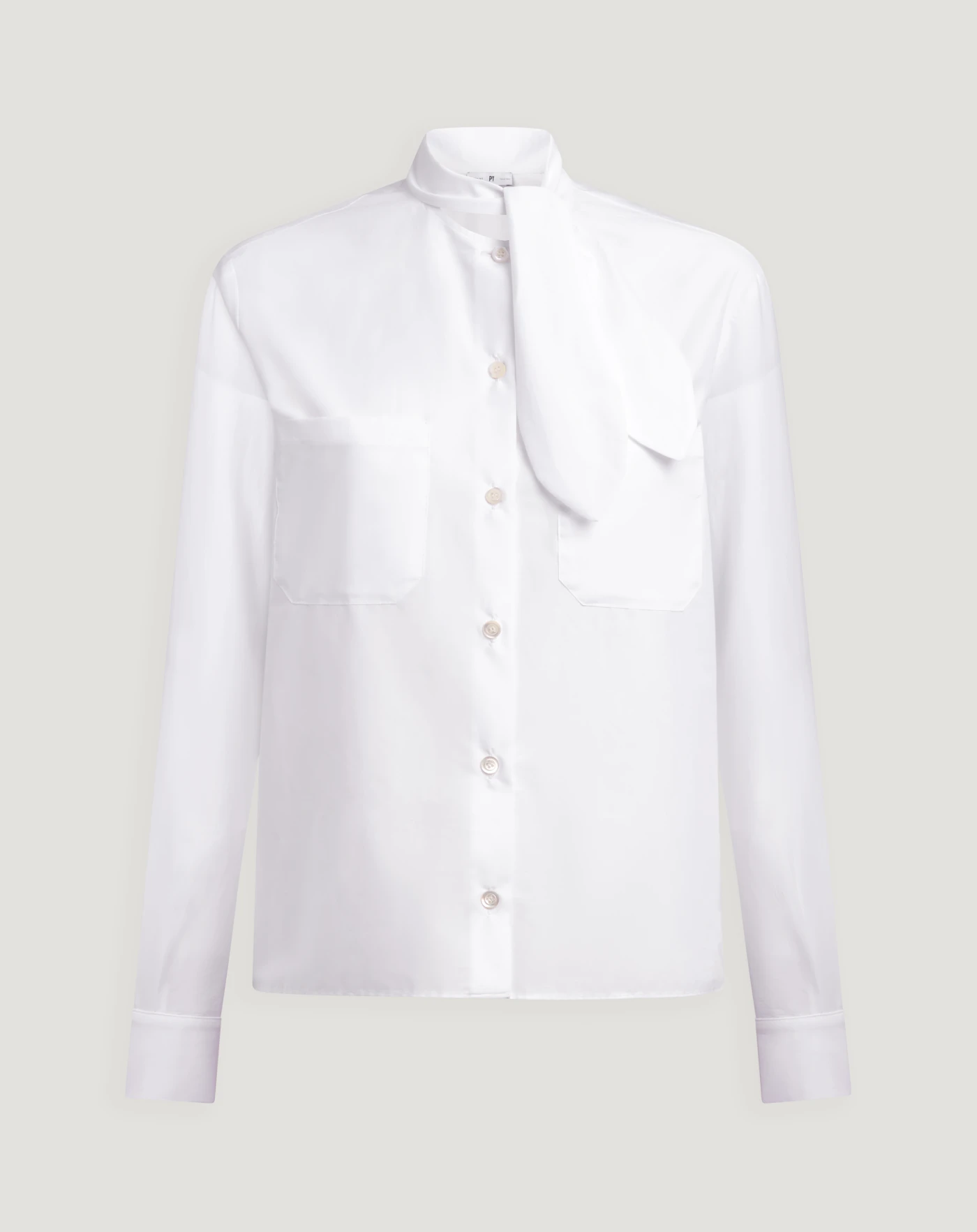 Camicia Viola in popeline stretch