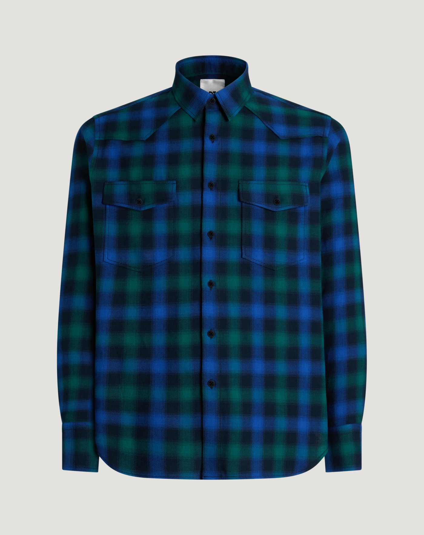 Shirt in checked cotton