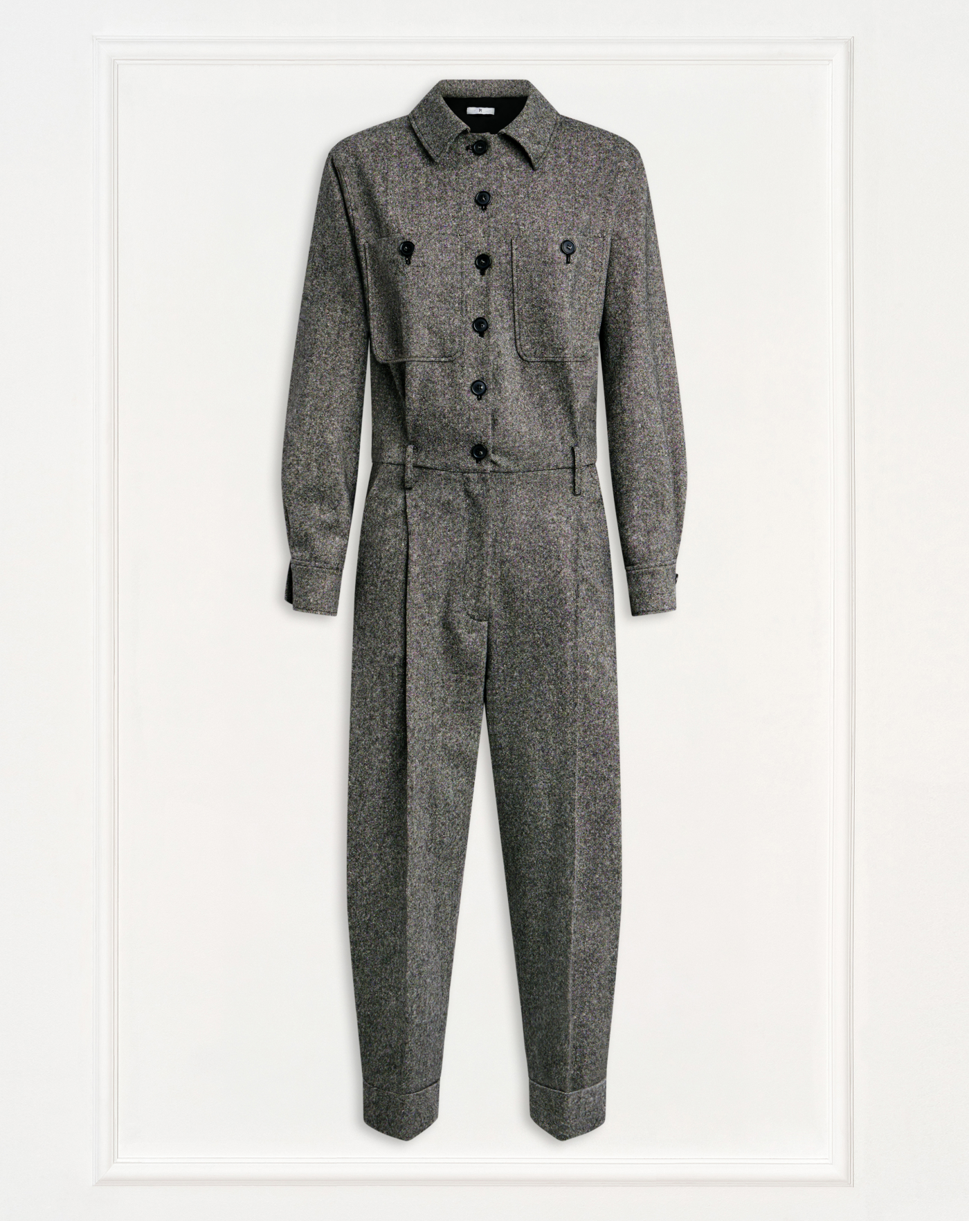 Azzurra jumpsuit in wool and silk