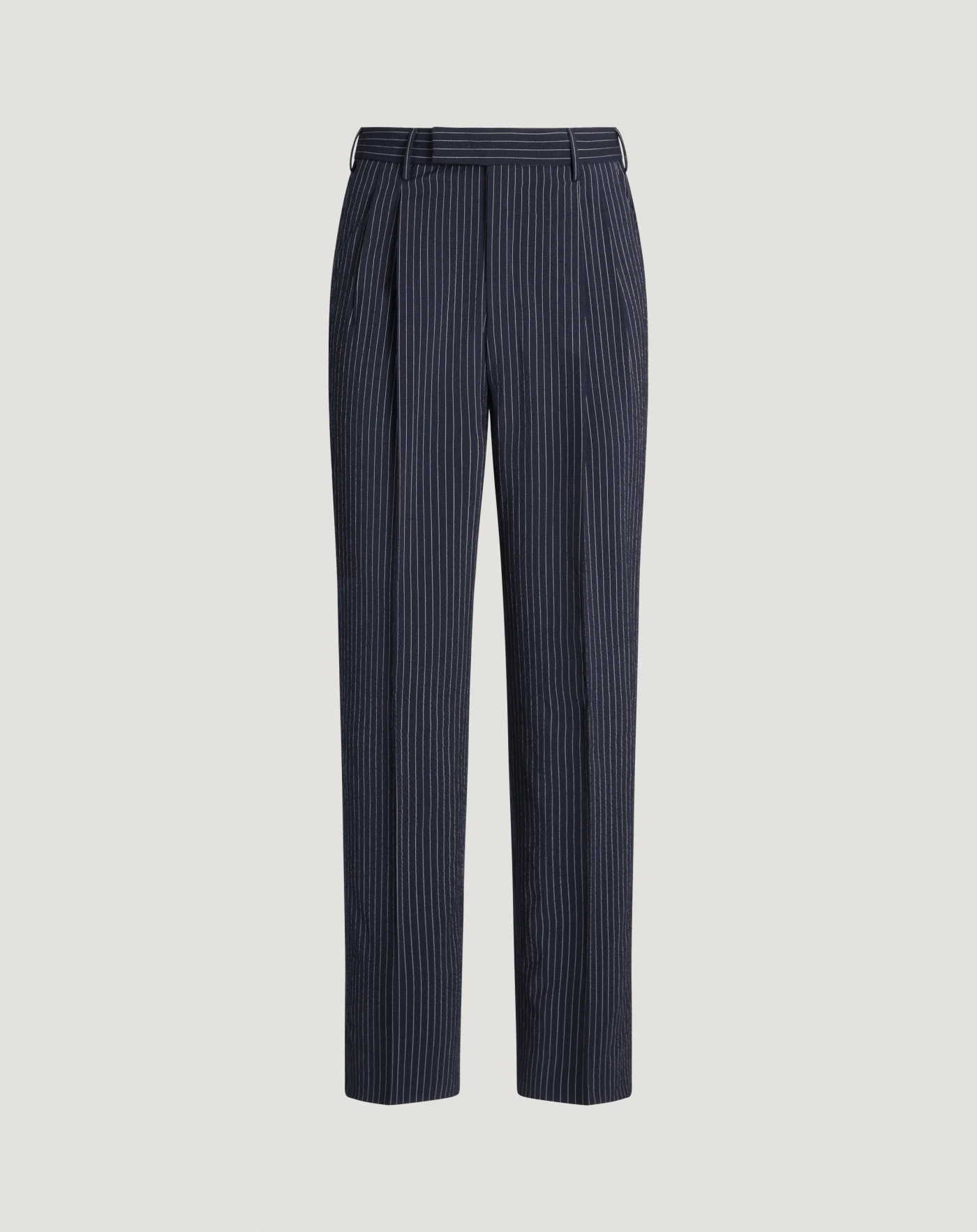 Diciannove stretch seersucker trousers