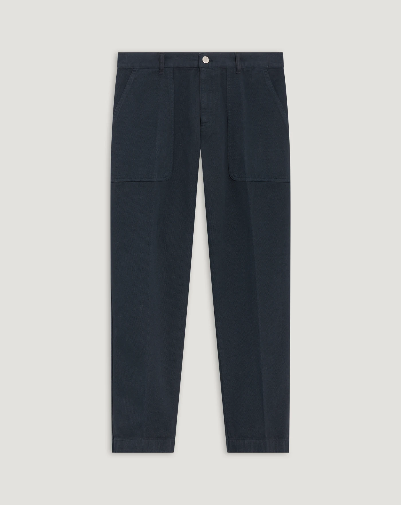 Industrial trousers in bull denim