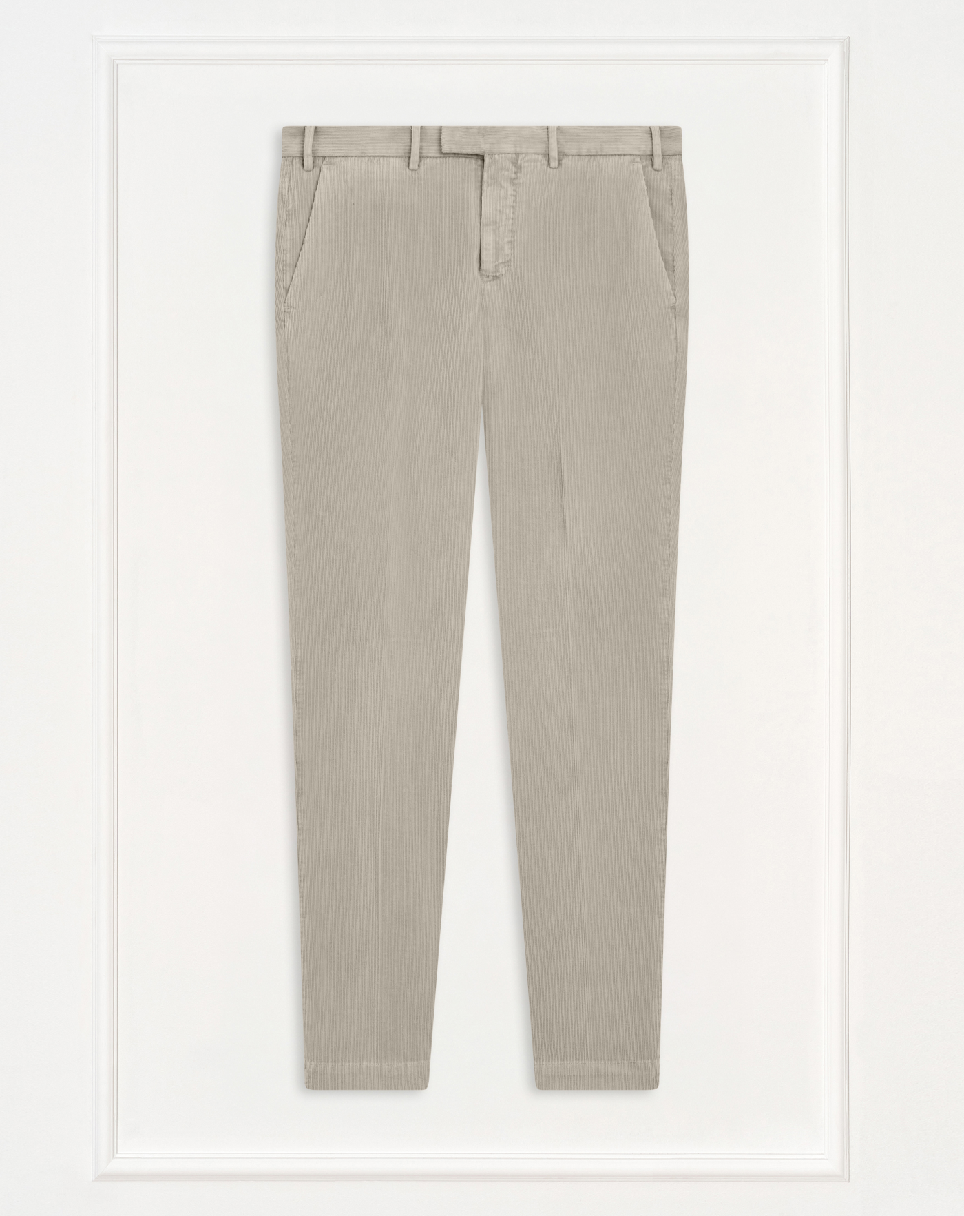 Master trousers in faded-effect velvet