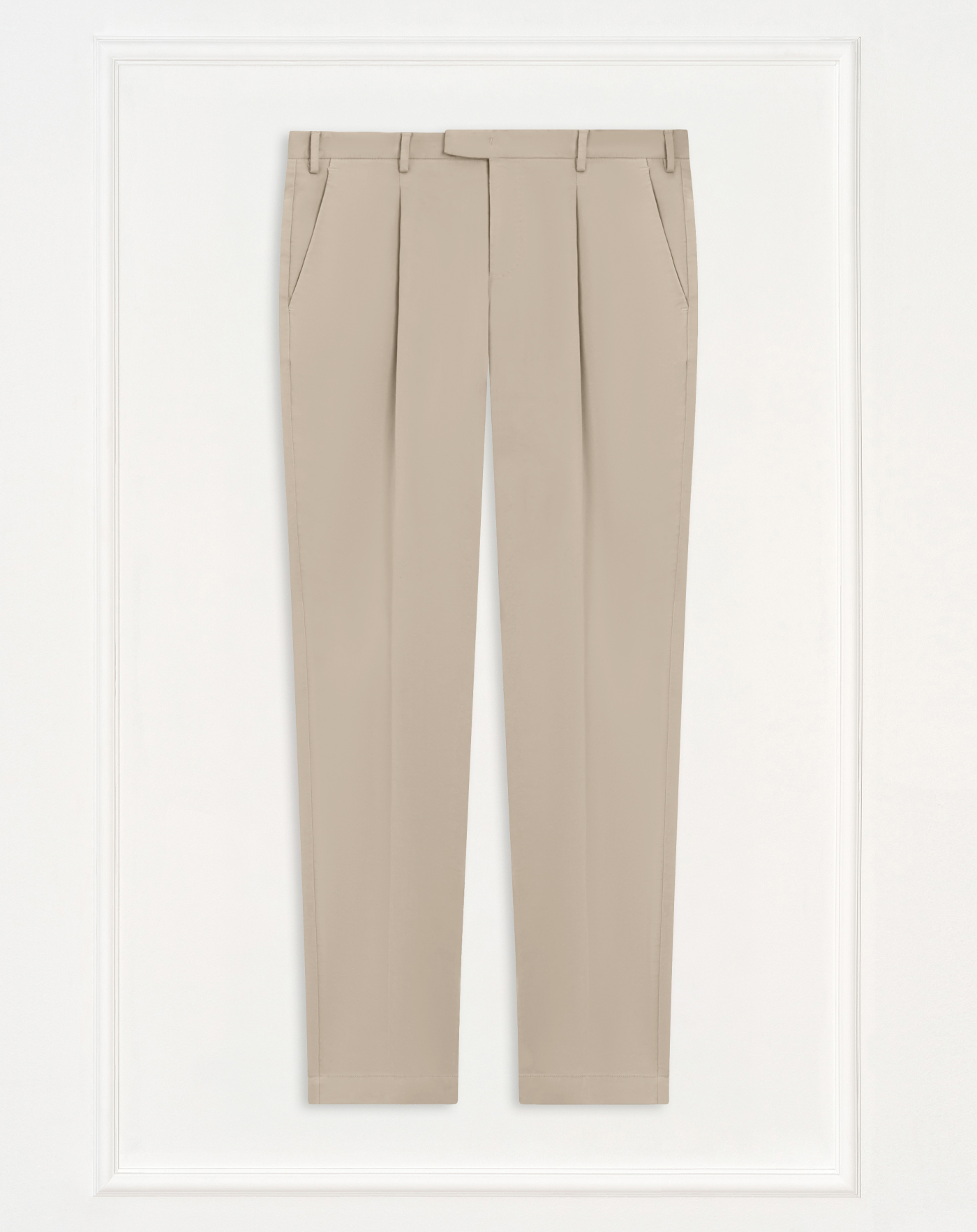 Master trousers in stretch satin