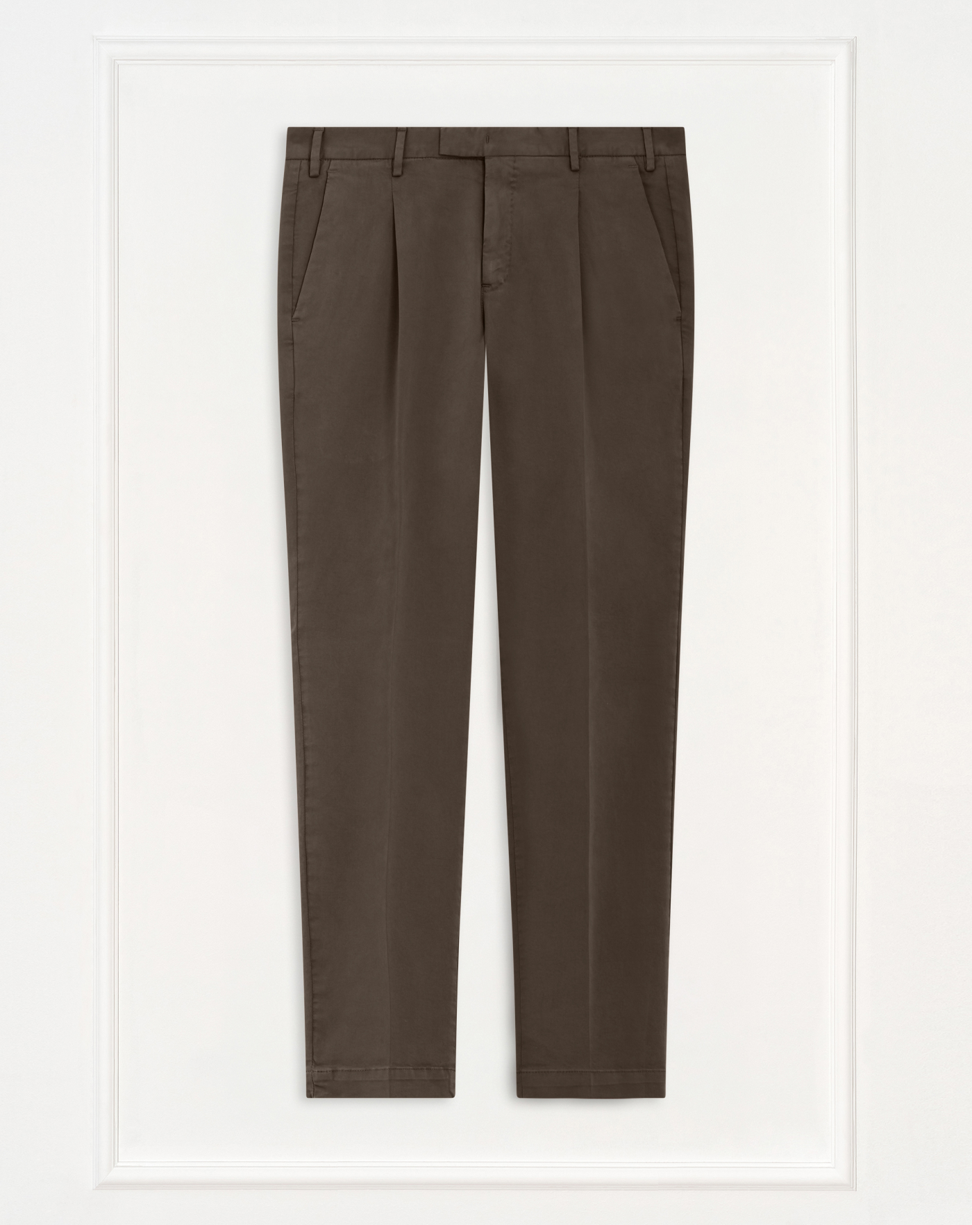 Master trousers in stretch satin
