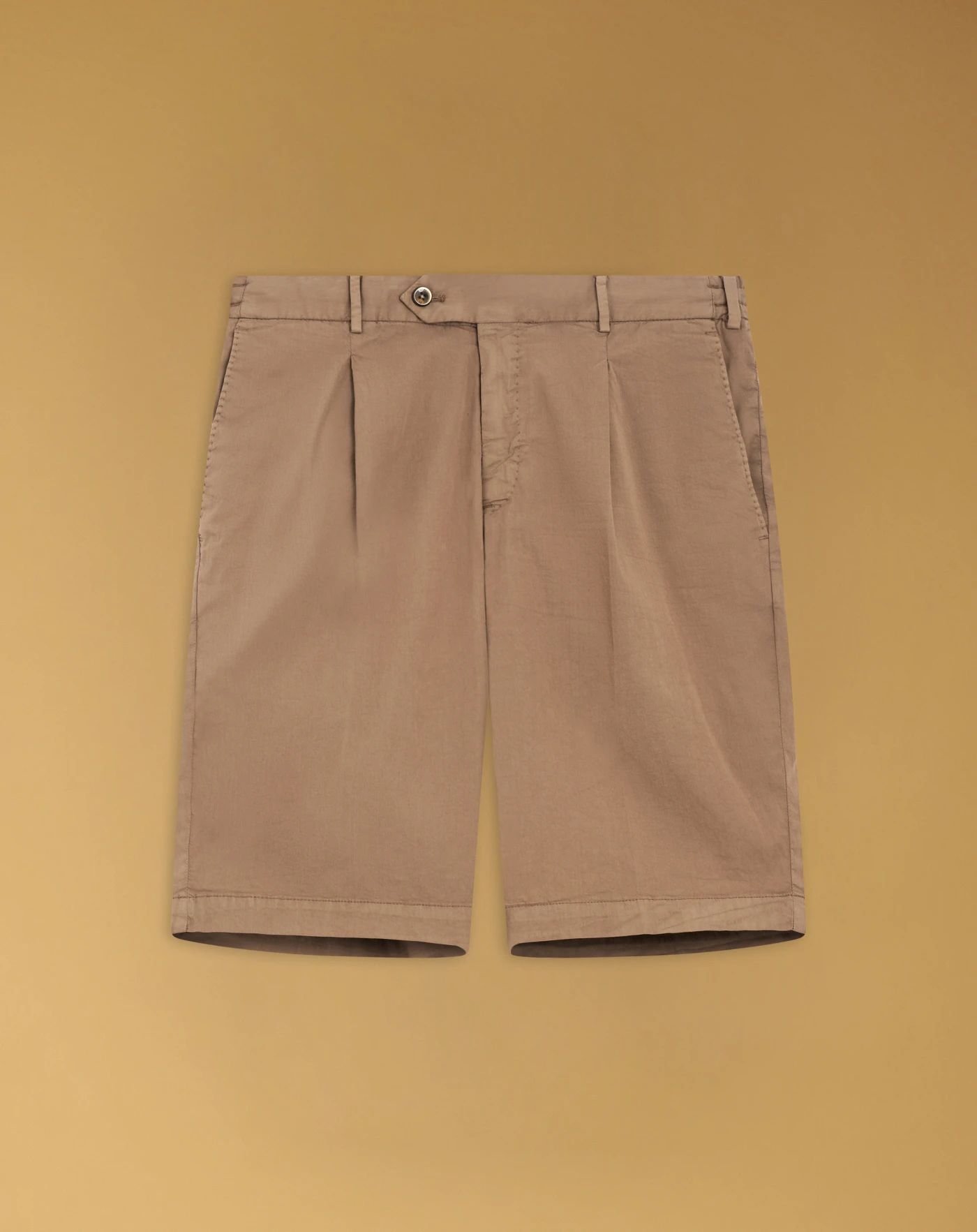 Bermuda shorts in twill