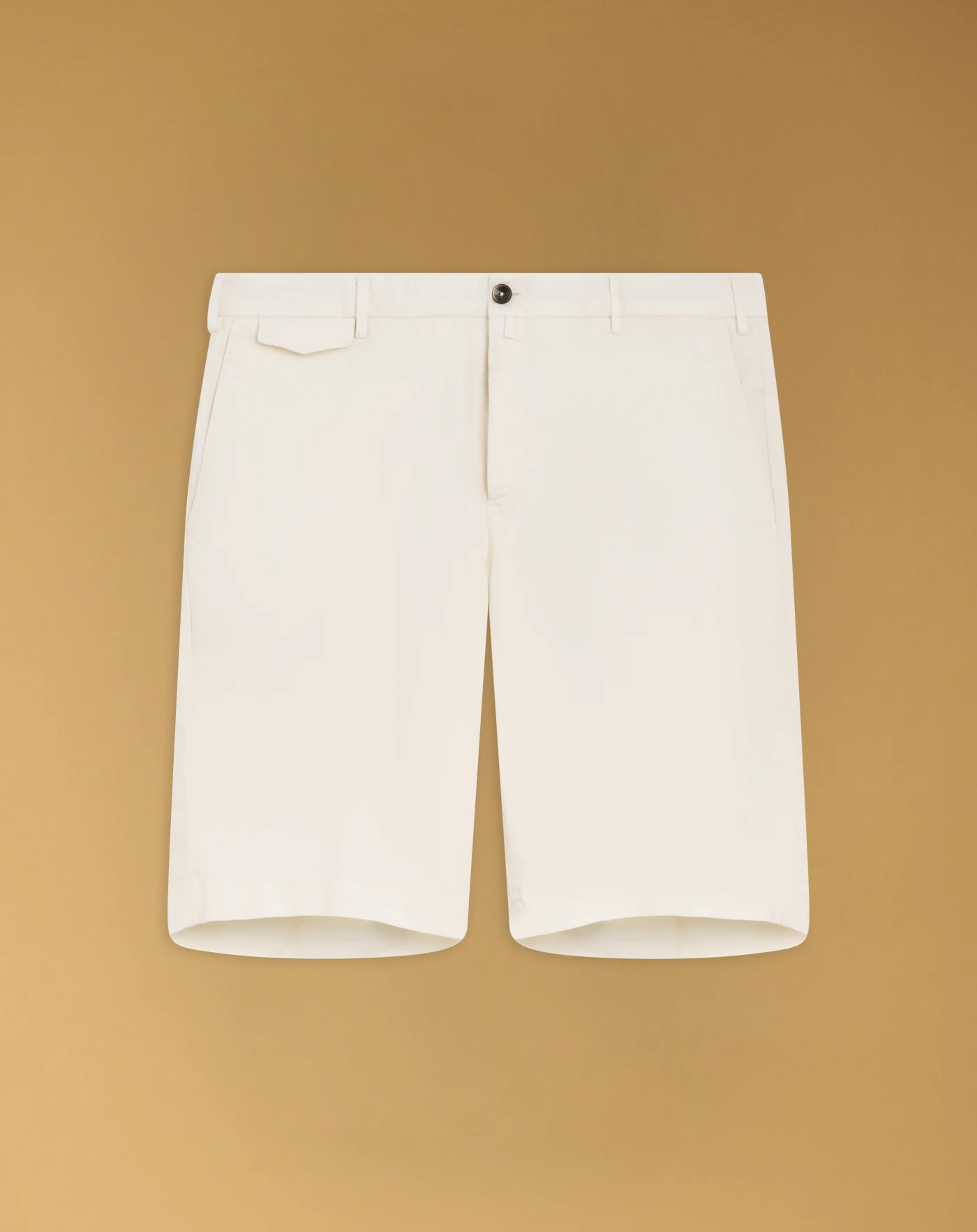 Stretch gabardine Bermuda shorts