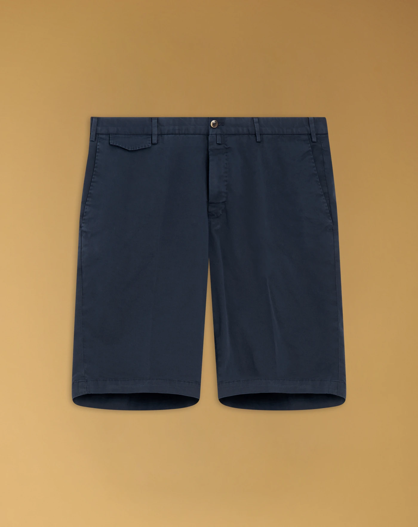 Stretch gabardine Bermuda shorts