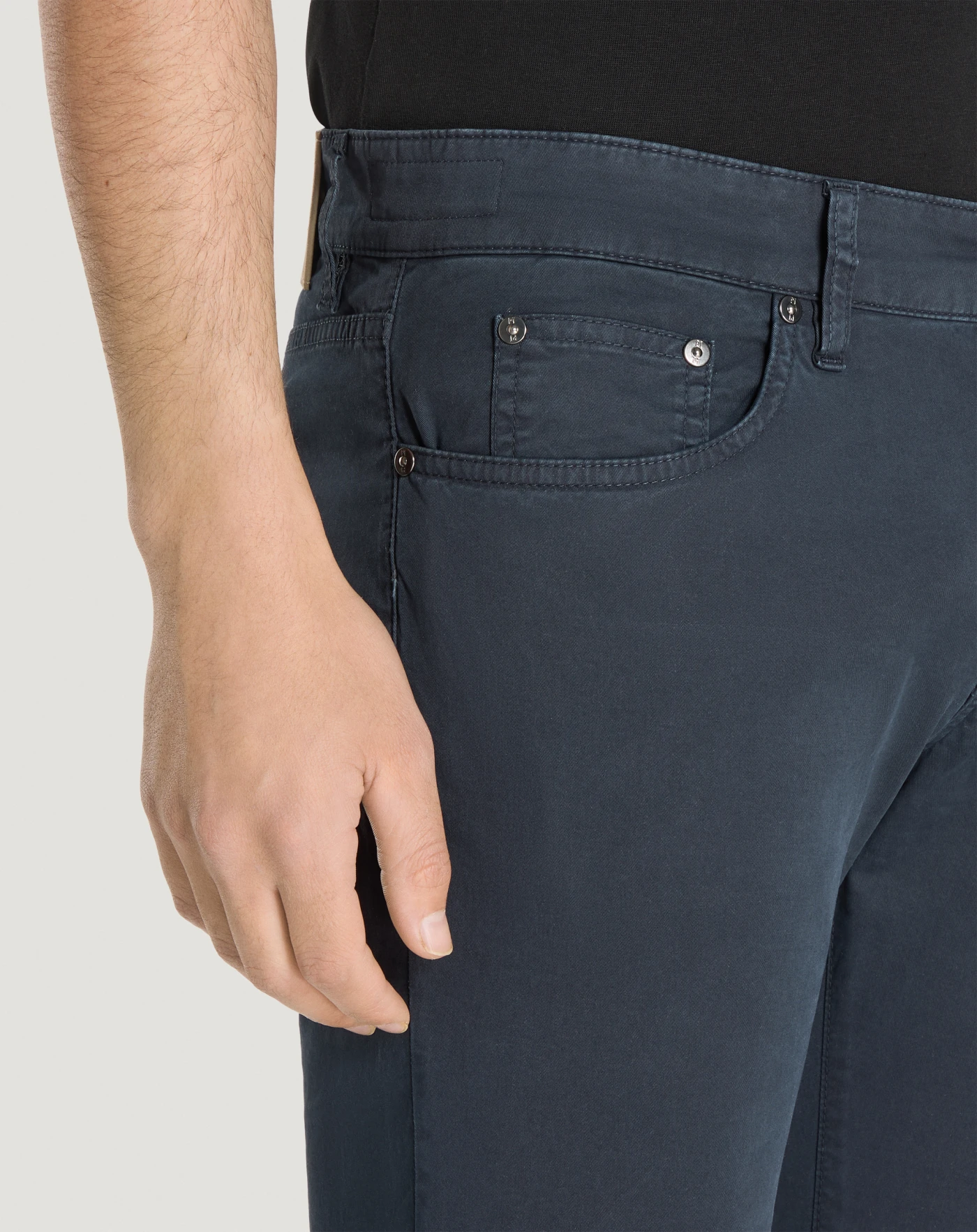 ストレッチギャバジン Swingパンツ メンズ,ダークネイビー | PT