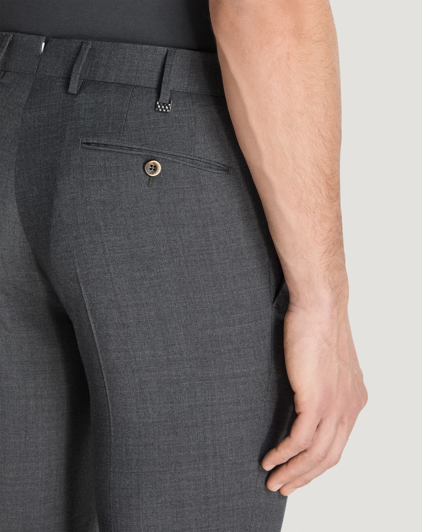 美品 PTTORINO テクノウォッシャブルウール スラックス ストレッチ 44 美品 PTTORINO テクノウォッシャブルウール スラックス