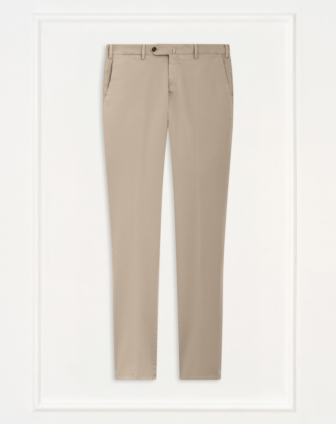 Super-slim trousers in stretch satin