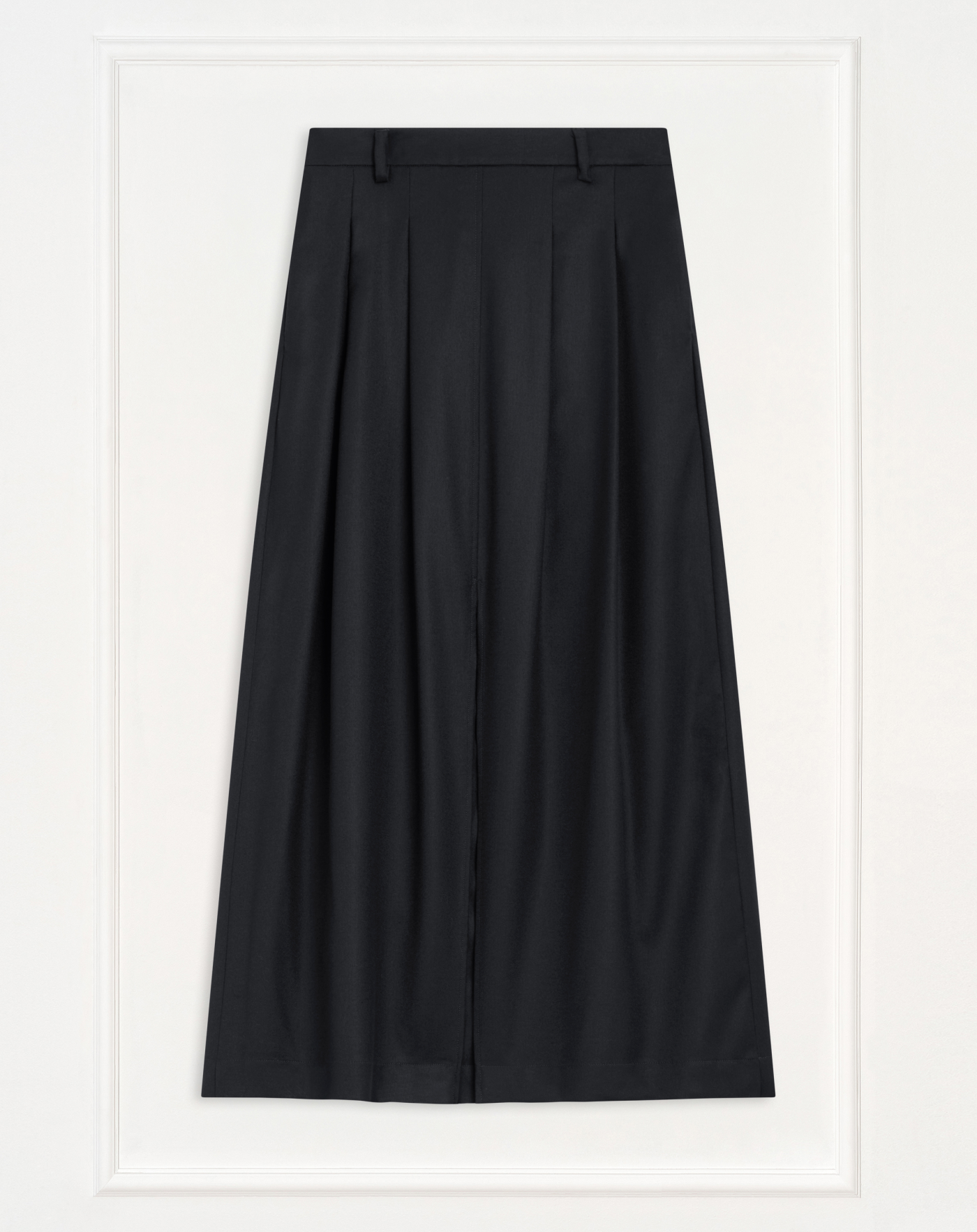 Lorenza skirt in wool flannel