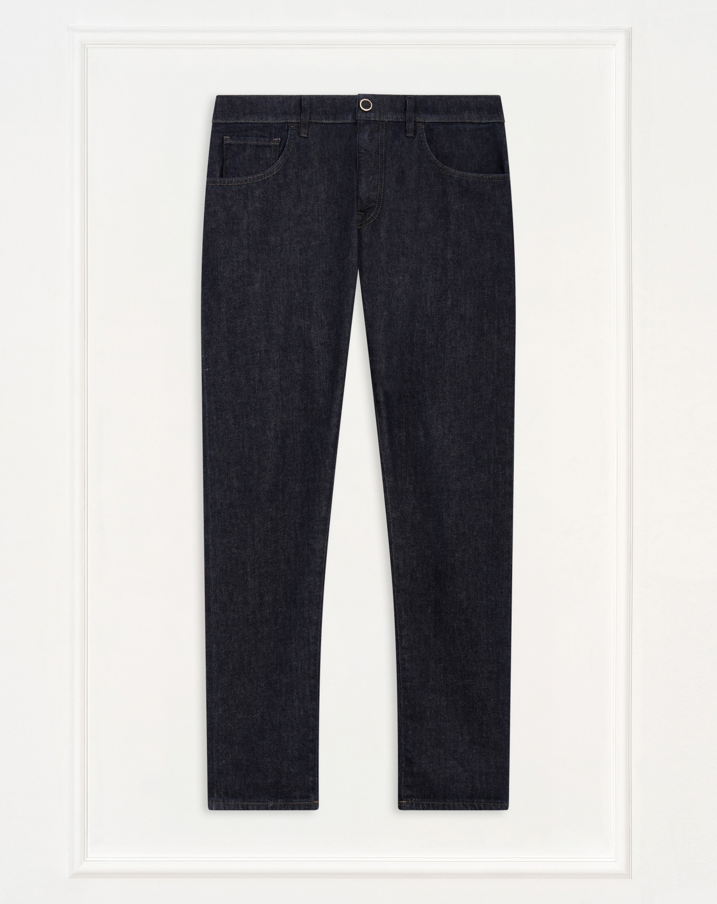 Breakbeat Zip jeans in stretch denim