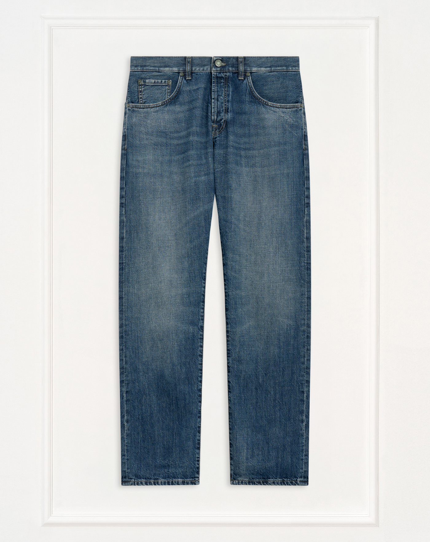 Relax jeans in rigid denim