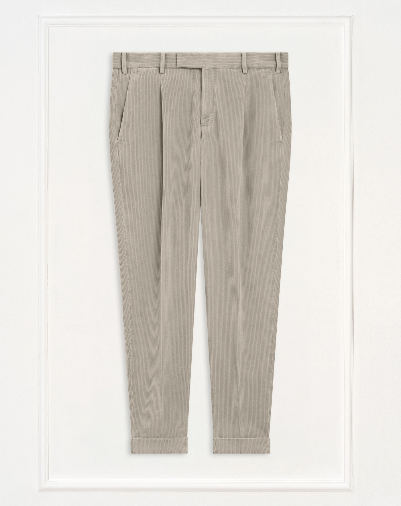 Rebel trousers in faded-effect velvet