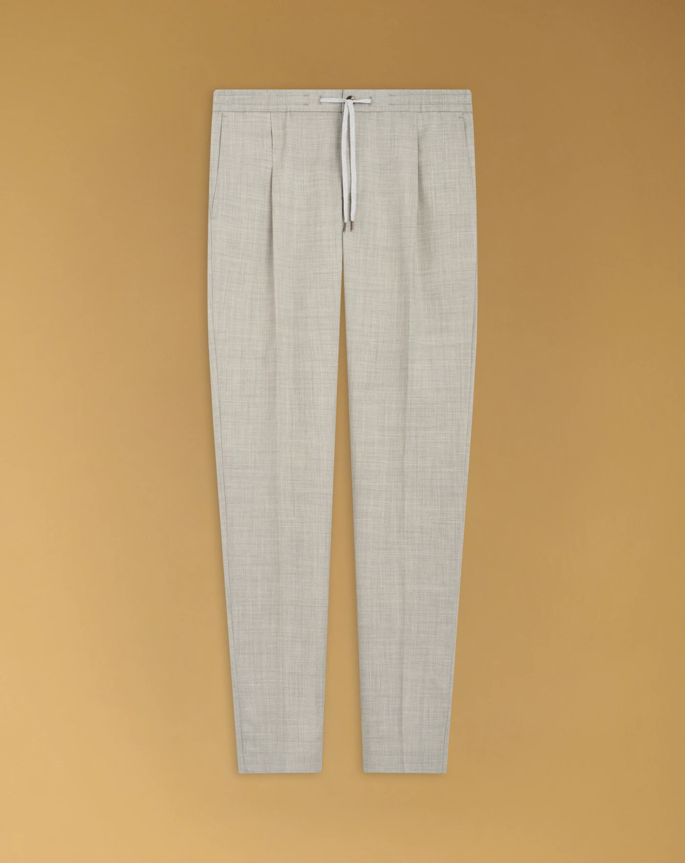 Soft trousers in wool and silk