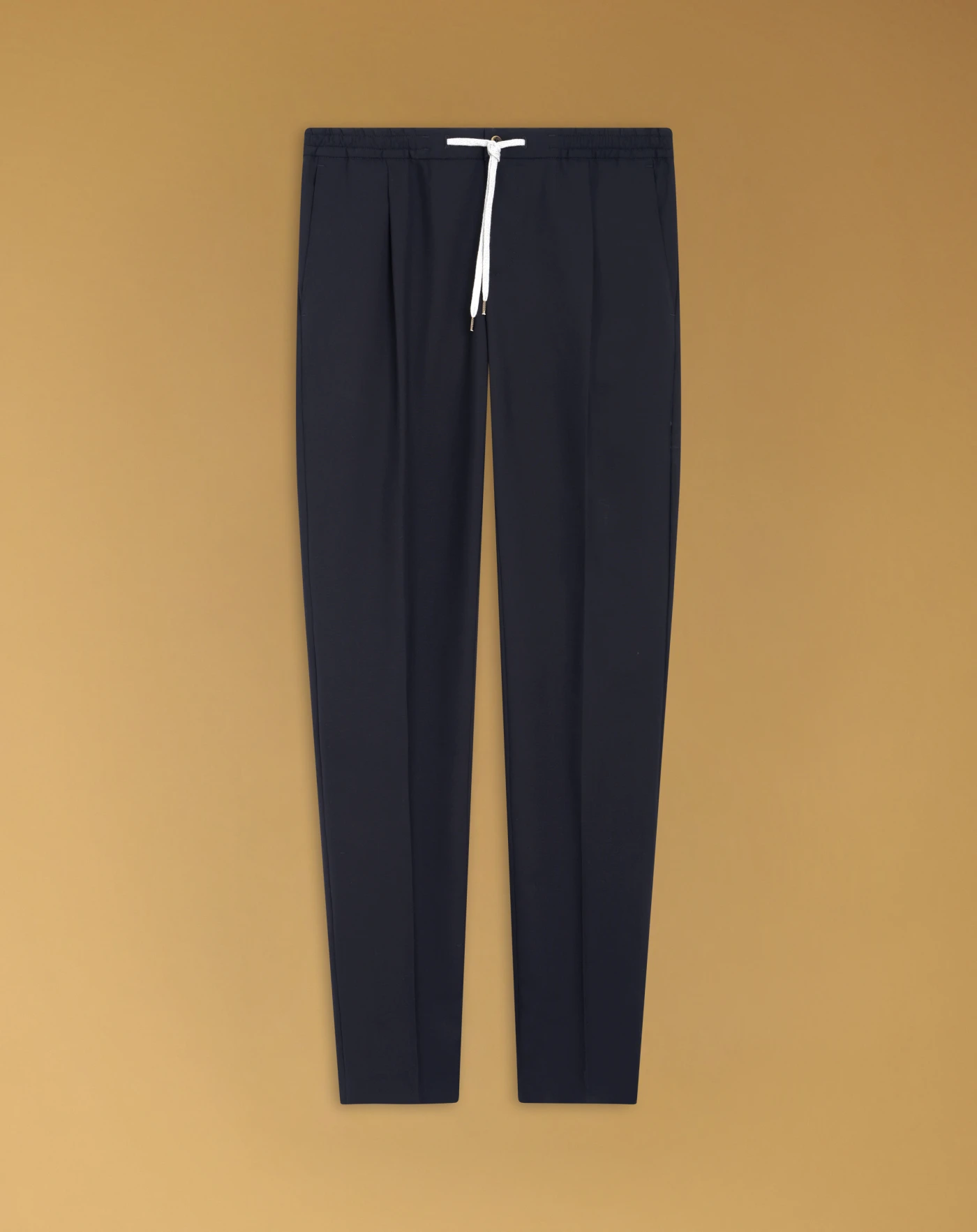 Soft trousers in wool and silk