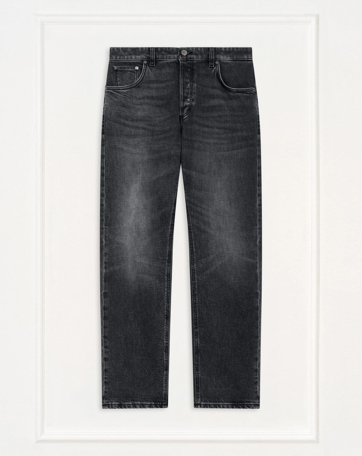 Reggae jeans in black stretch denim