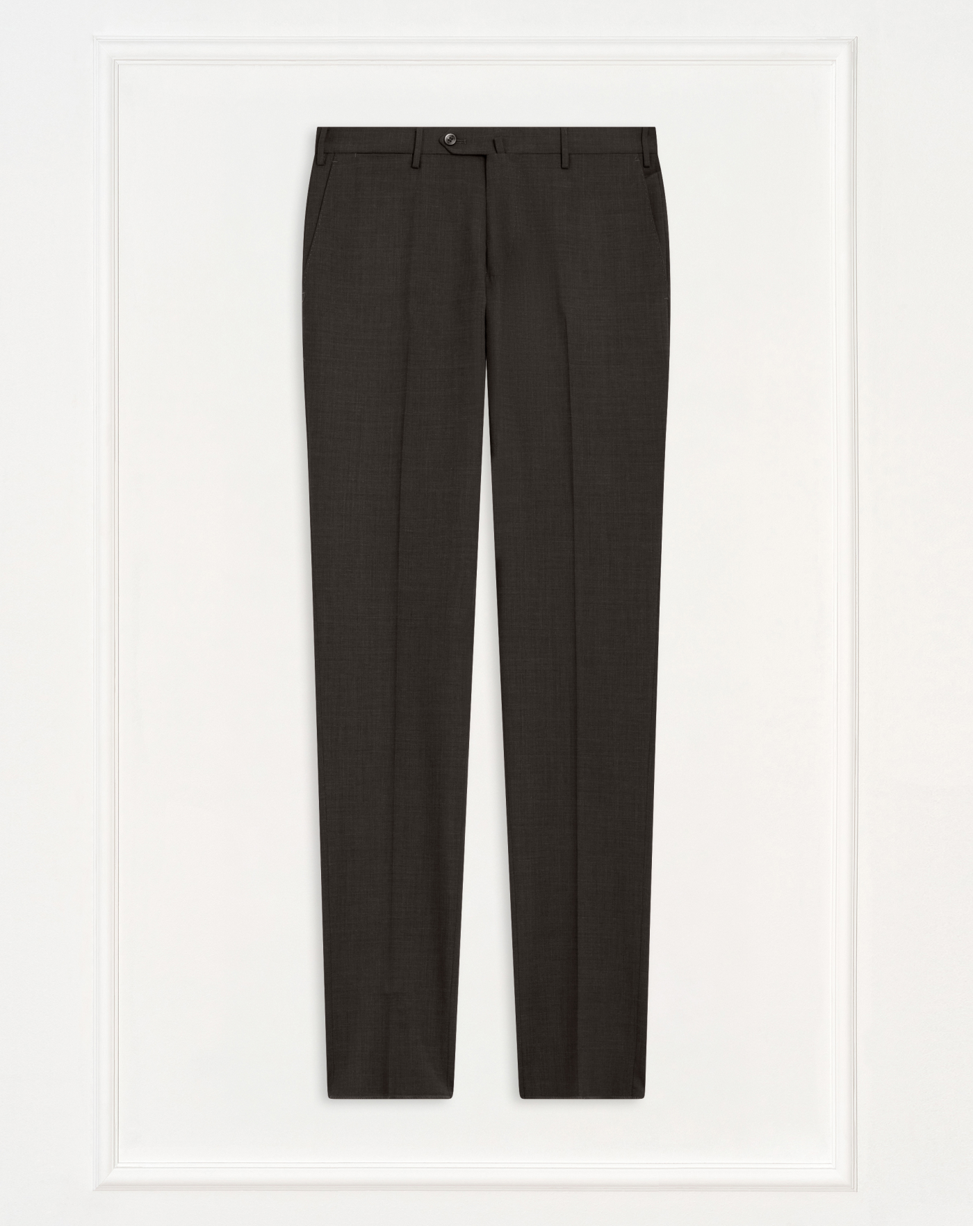 Slim trousers in four-season wool