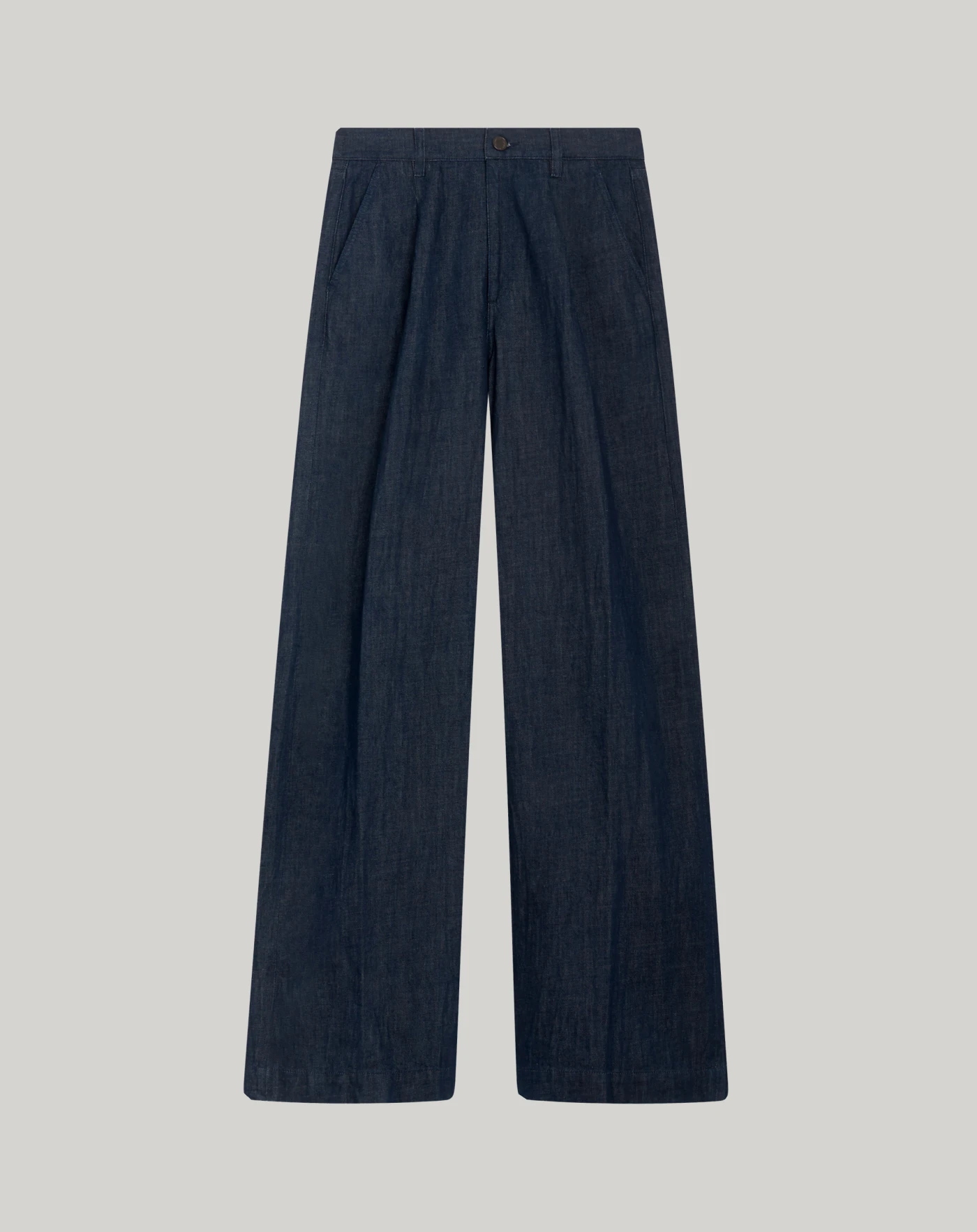 Poppy jeans in cotton and linen denim